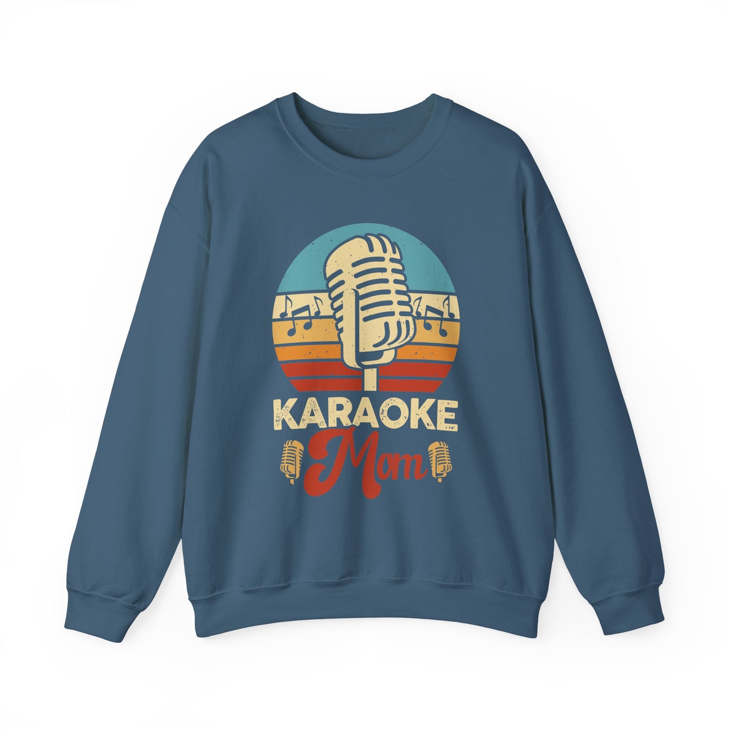 Karaoke Vibe Crewneck Sweatshirt, Generational Nostalgia, Karaoke Mom and Dad, Unisex Jumper, Music Lover Gift, Retro Sweatshirt, Family Fun