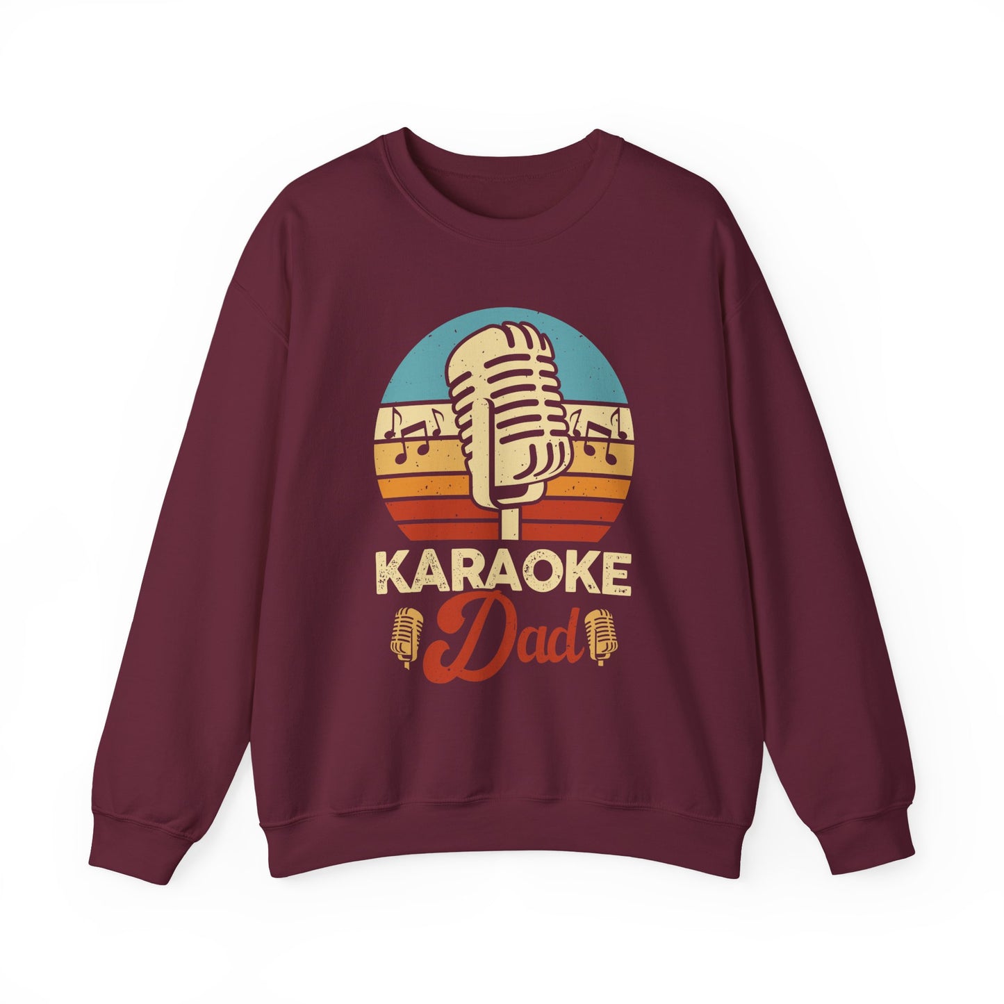 Karaoke Vibe Crewneck Sweatshirt, Generational Nostalgia, Karaoke Mom and Dad, Unisex Jumper, Music Lover Gift, Retro Sweatshirt, Family Fun