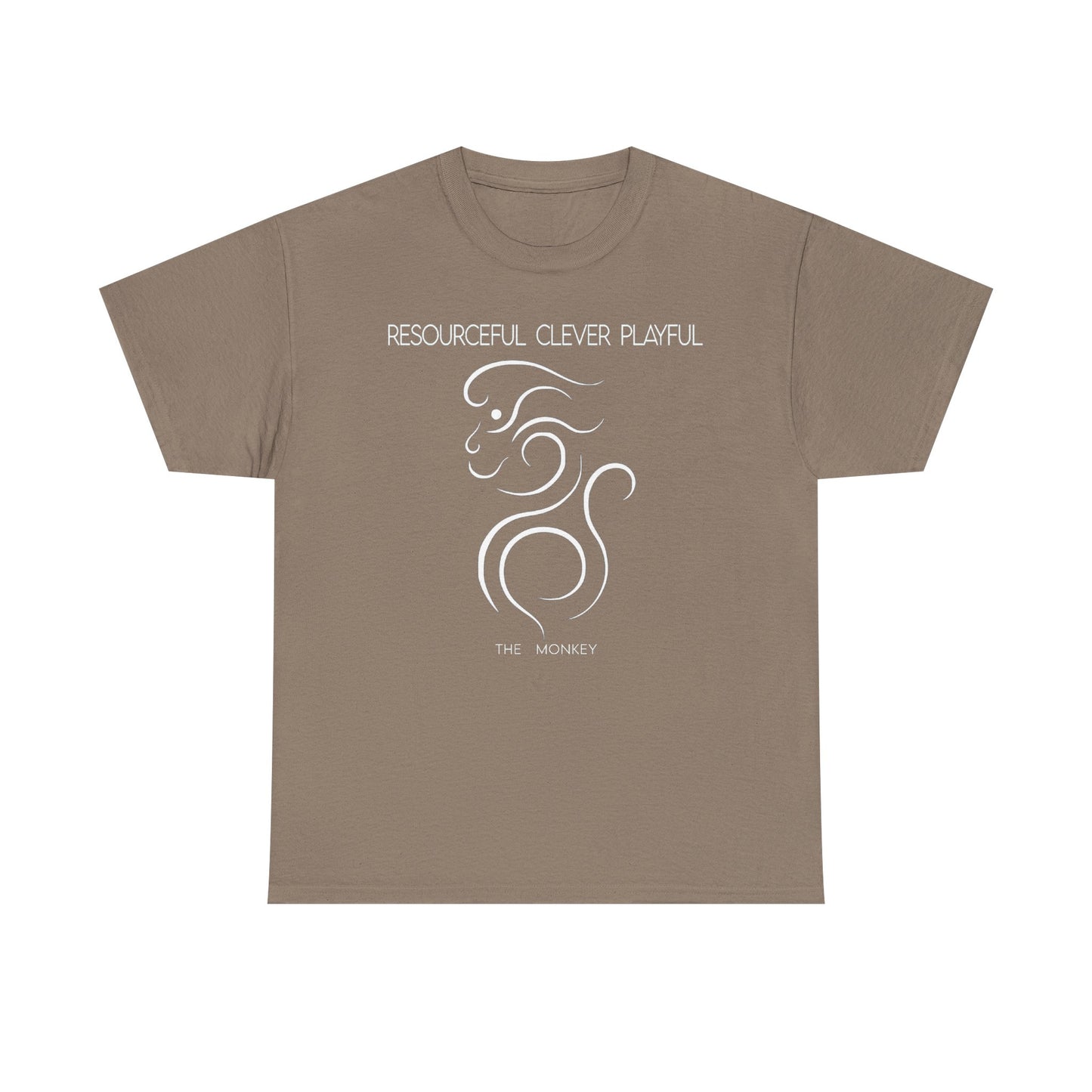 Chinese Zodiac The Monkey Tee, Positive Traits Of People Born On The Years Of Monkey (1968, 1980, 1992, 2004, And 2016), Clever And Playful