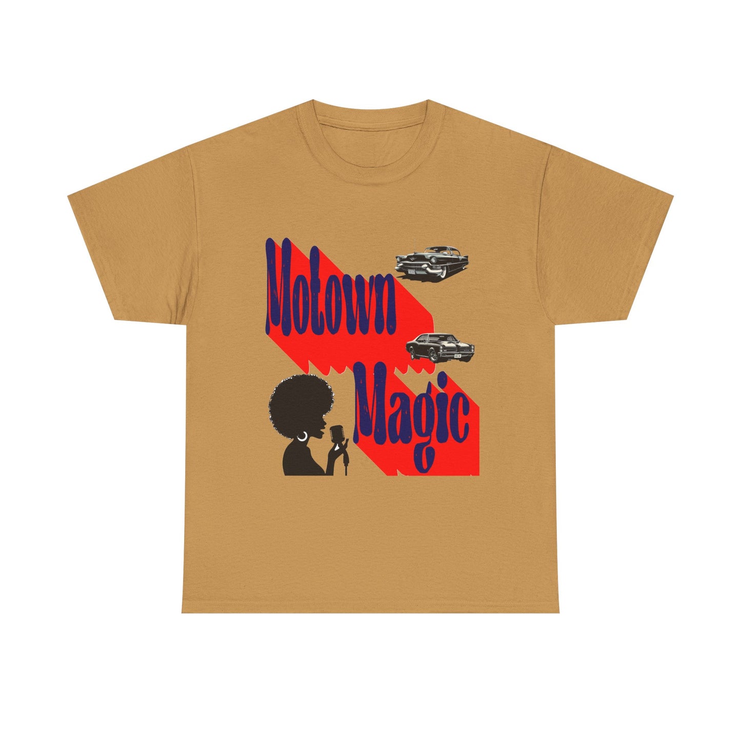 Music Nostalgia Unisex Cotton T-shirt, Motown Magic Vibe Top, Boho Style Spectacular Artistic Graphic Design shirt