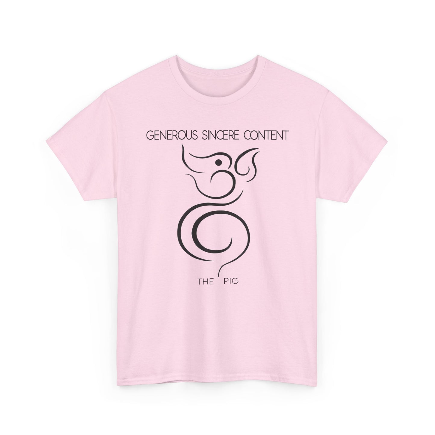 Chinese Zodiac The Pig Tee, Positive Traits Of People Born On The Years Of The Pig (1959, 1971, 1995, and 2007), Generous And Sincere