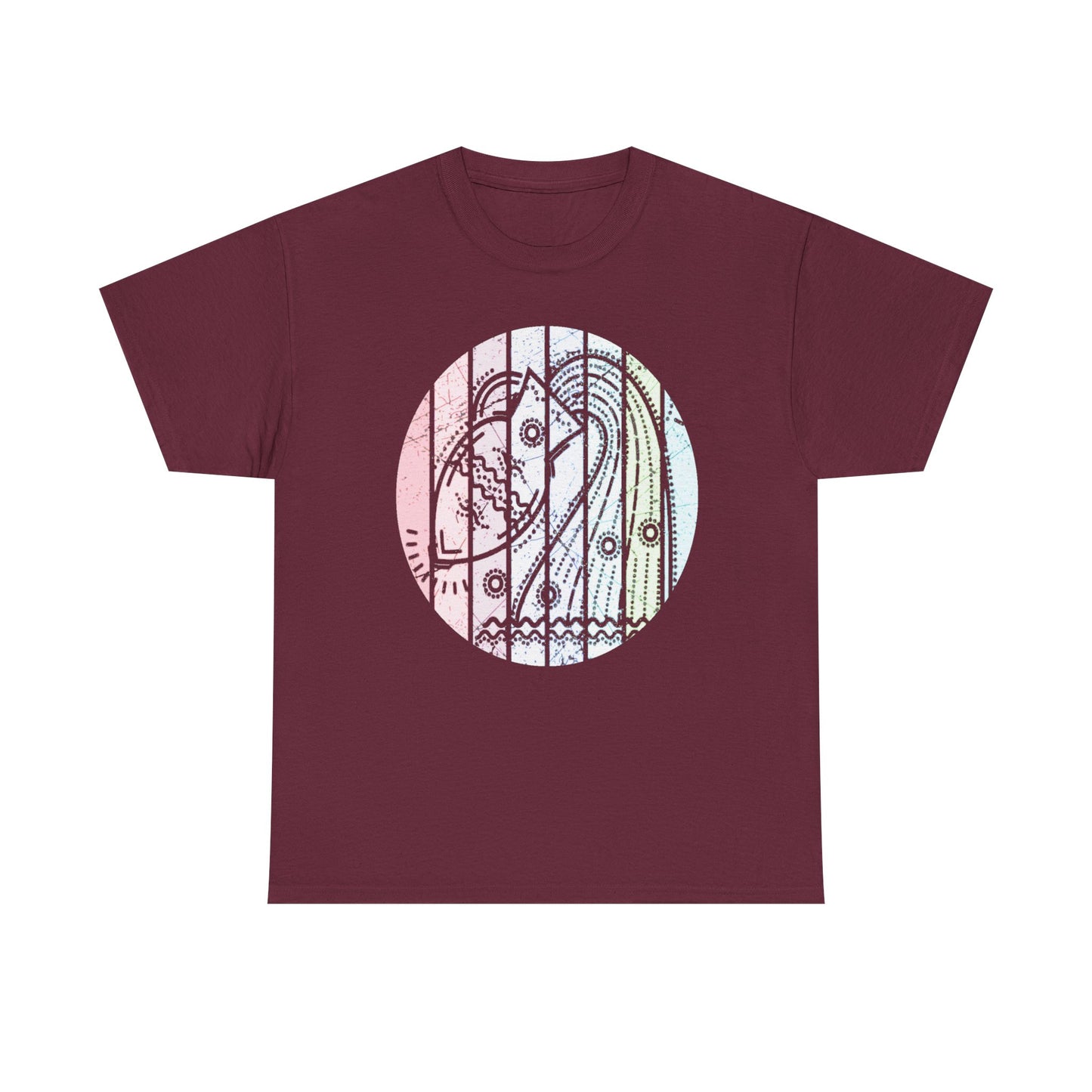 Astrology Zodiac Sign Aquarius Tee, Retro Design, Unisex T-Shirt, Horoscope Tee, Birthday Gift, Unique Tee, Gift For Astrology Enthusiast