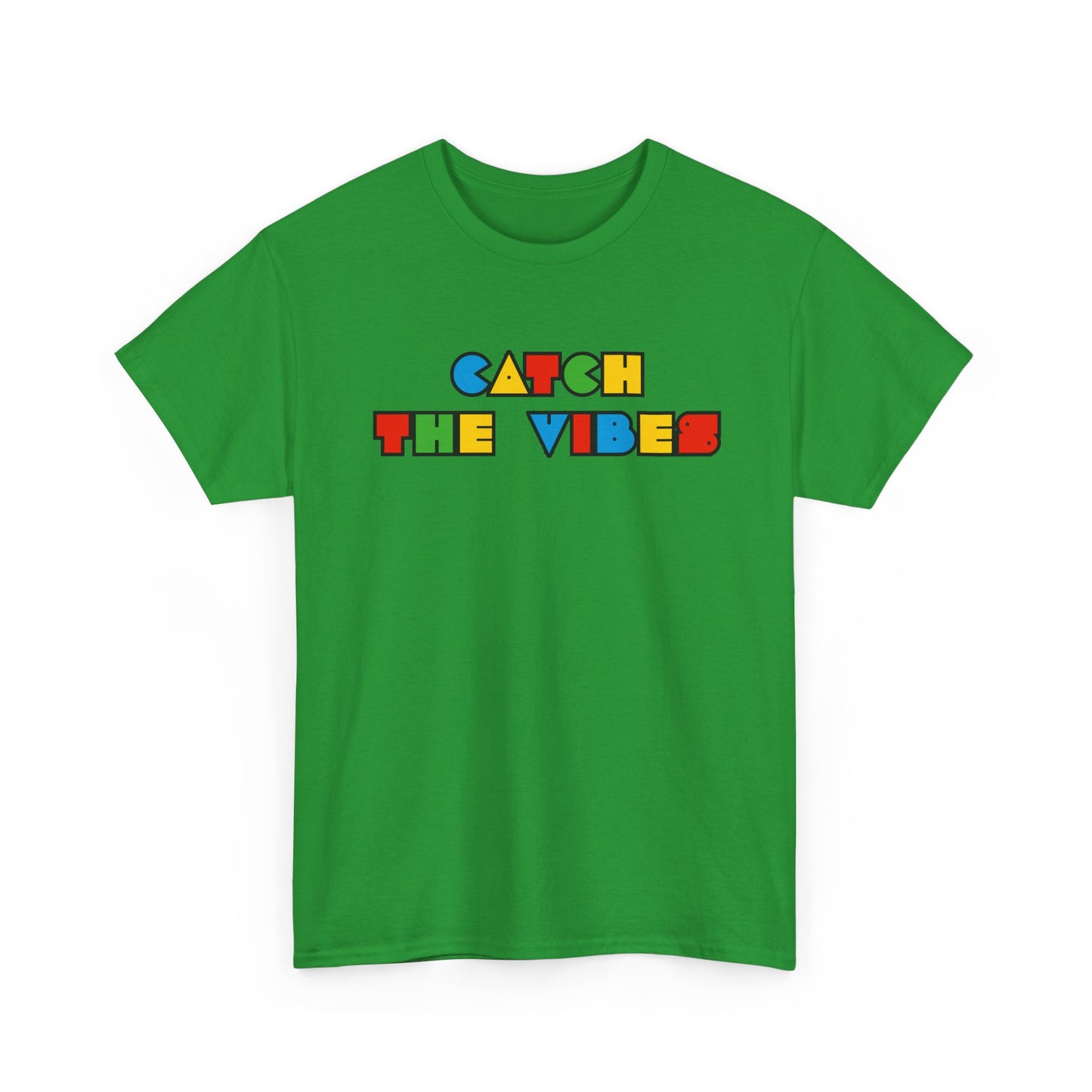 Gen-z Slang, 'Catch the Vibes' Unisex Cotton Tee, Retro Aesthetic T-Shirt, Casual Wear, Gift for Friends, Music Fest Shirt, Summer Style
