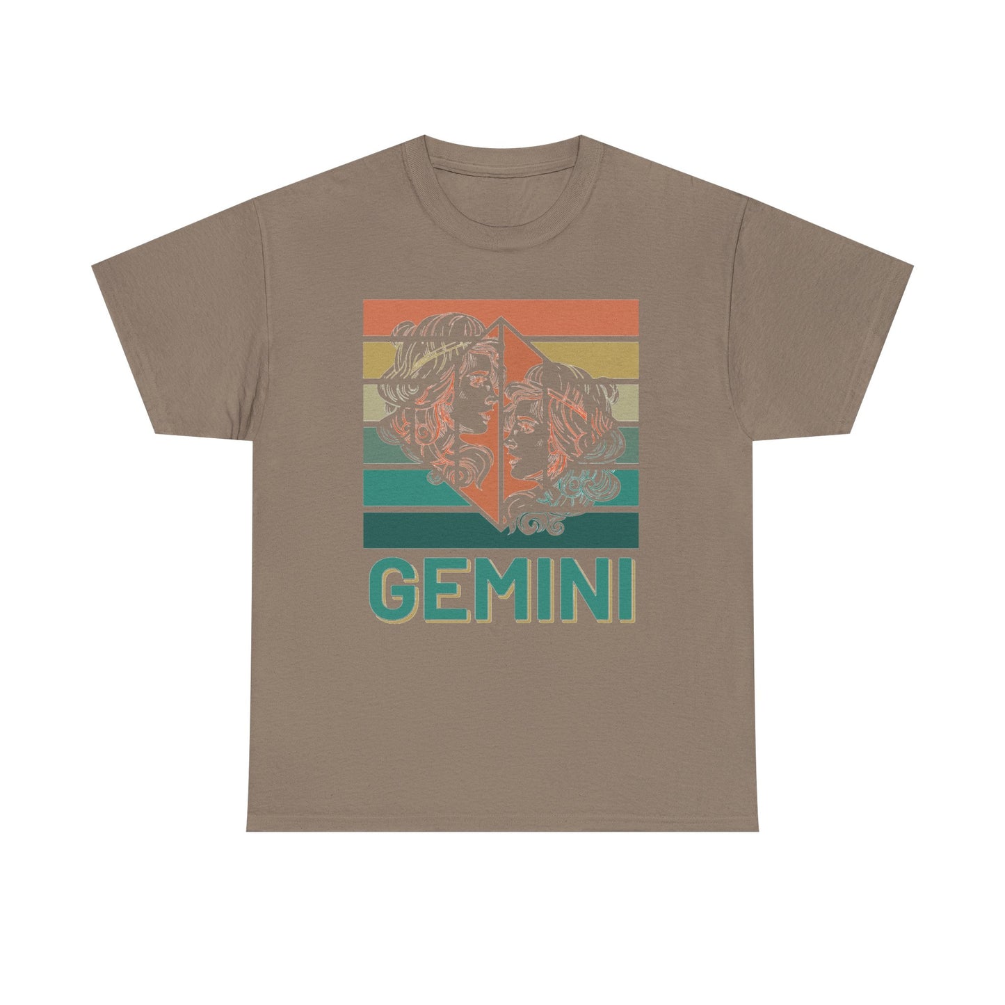 Gemini Zodiac Unisex Cotton Tee, Astrology Gift, Birthday Shirt, Horoscope Tee, Astrology Apparel, Summer Fashion, Retro Design, Vintage