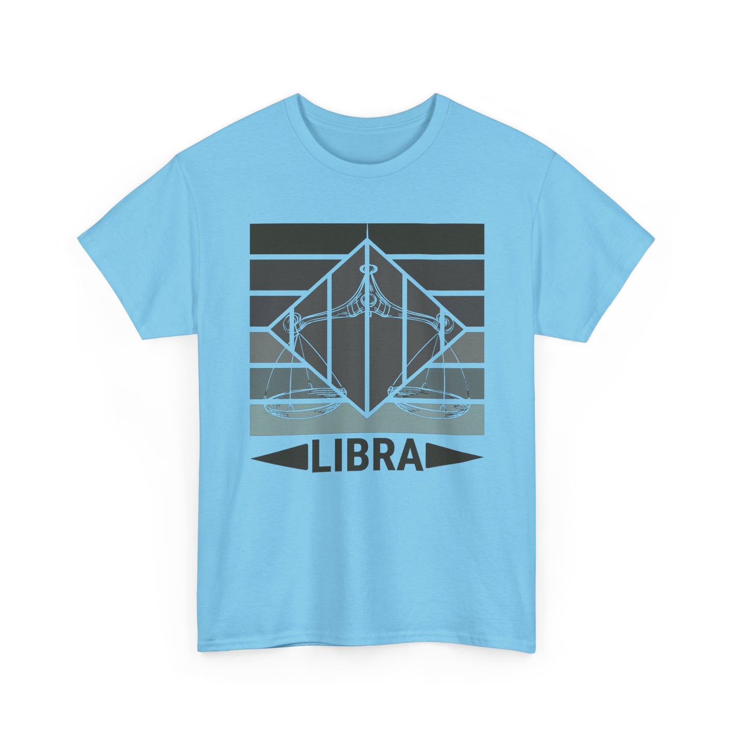 Libra Zodiac Tee, Perfect for Astrology Lovers, Horoscope Gift, Unisex Heavy Cotton T-Shirt, Astrology Apparel, Birthday Gift