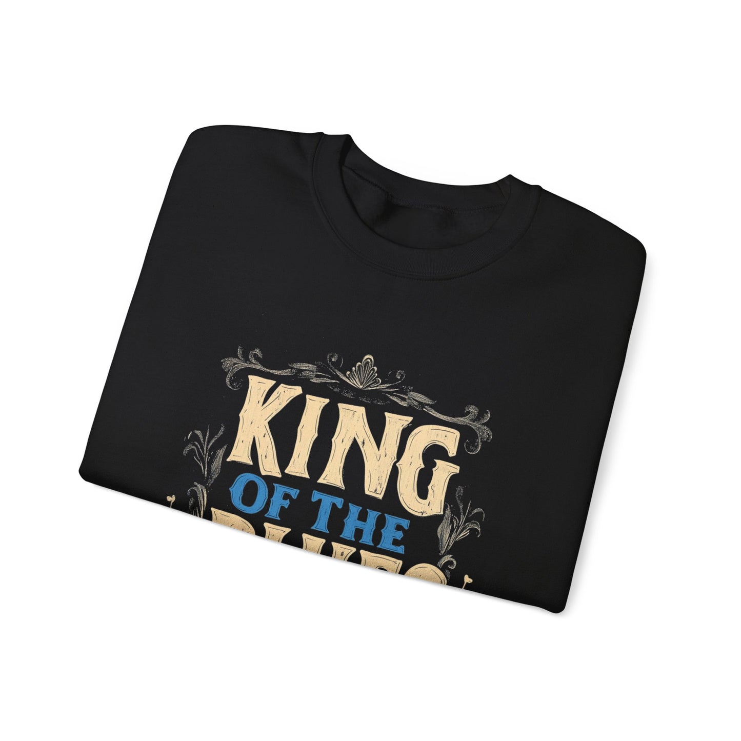 King of the Blues Sweatshirt, Music Nostalgia Crewneck, Rhythm and Blues Jumper, Unisex Band Merch, Blues Music Apparel