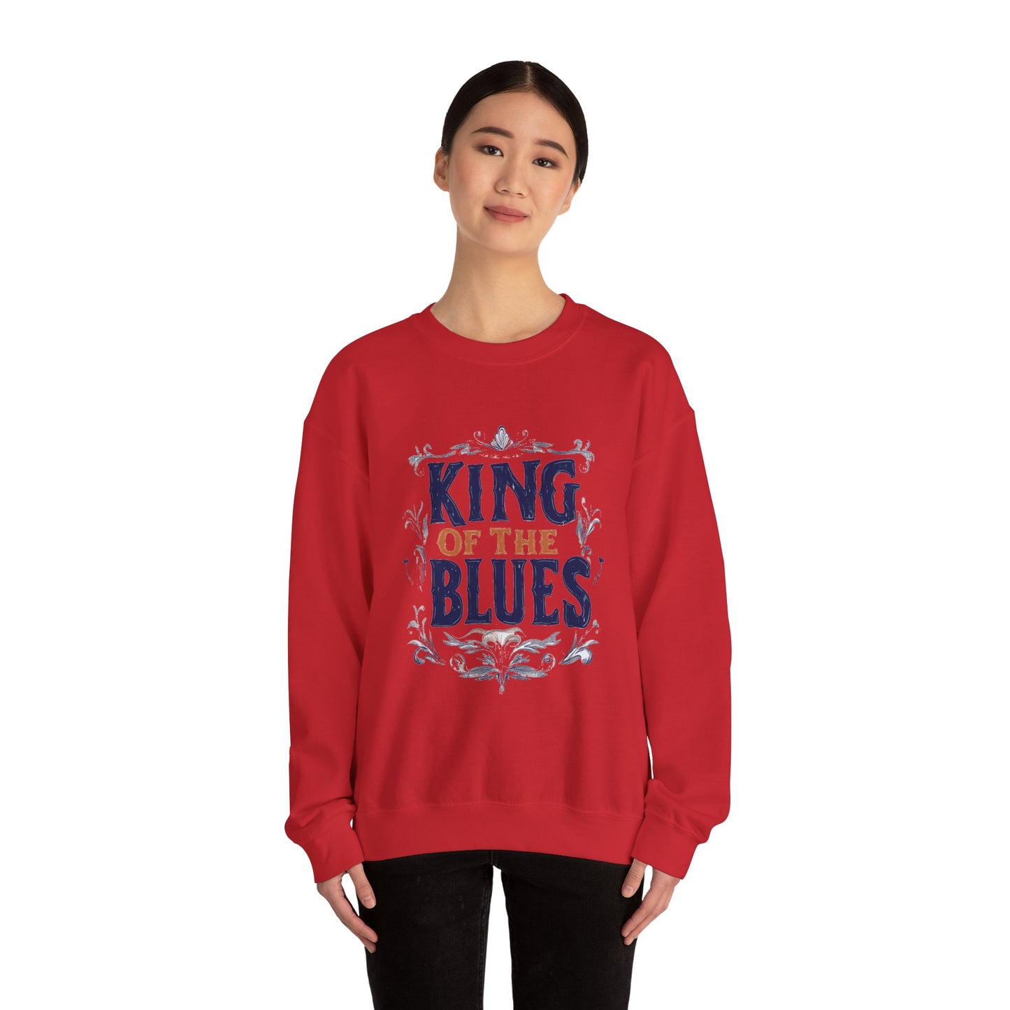 King of the Blues Sweatshirt, Music Nostalgia Crewneck, Rhythm and Blues Jumper, Unisex Band Merch, Blues Music Apparel