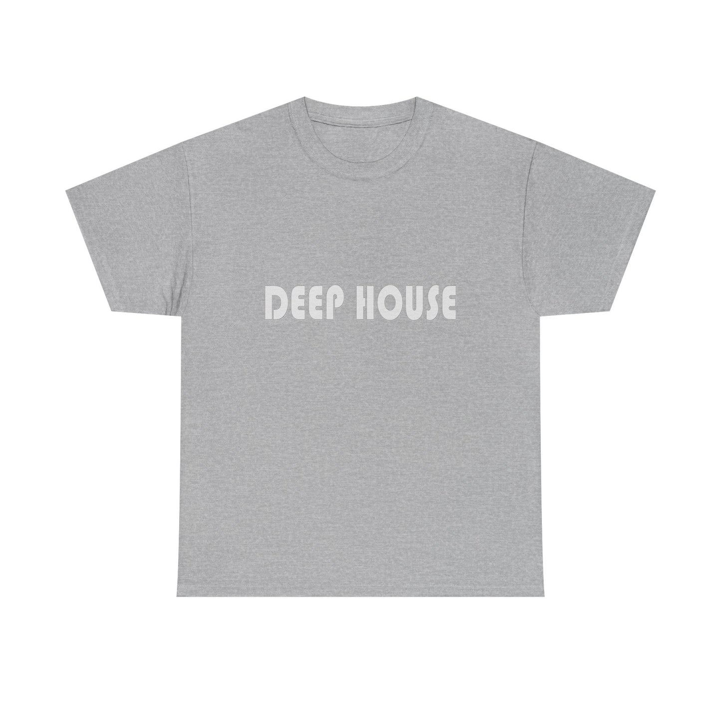 Deep House Music Genre Unisex Tee, Typographic Young Vibe Shirt, DJ Gift, Music Lover, Festival Top, Musician Apparel, Rave Clothing