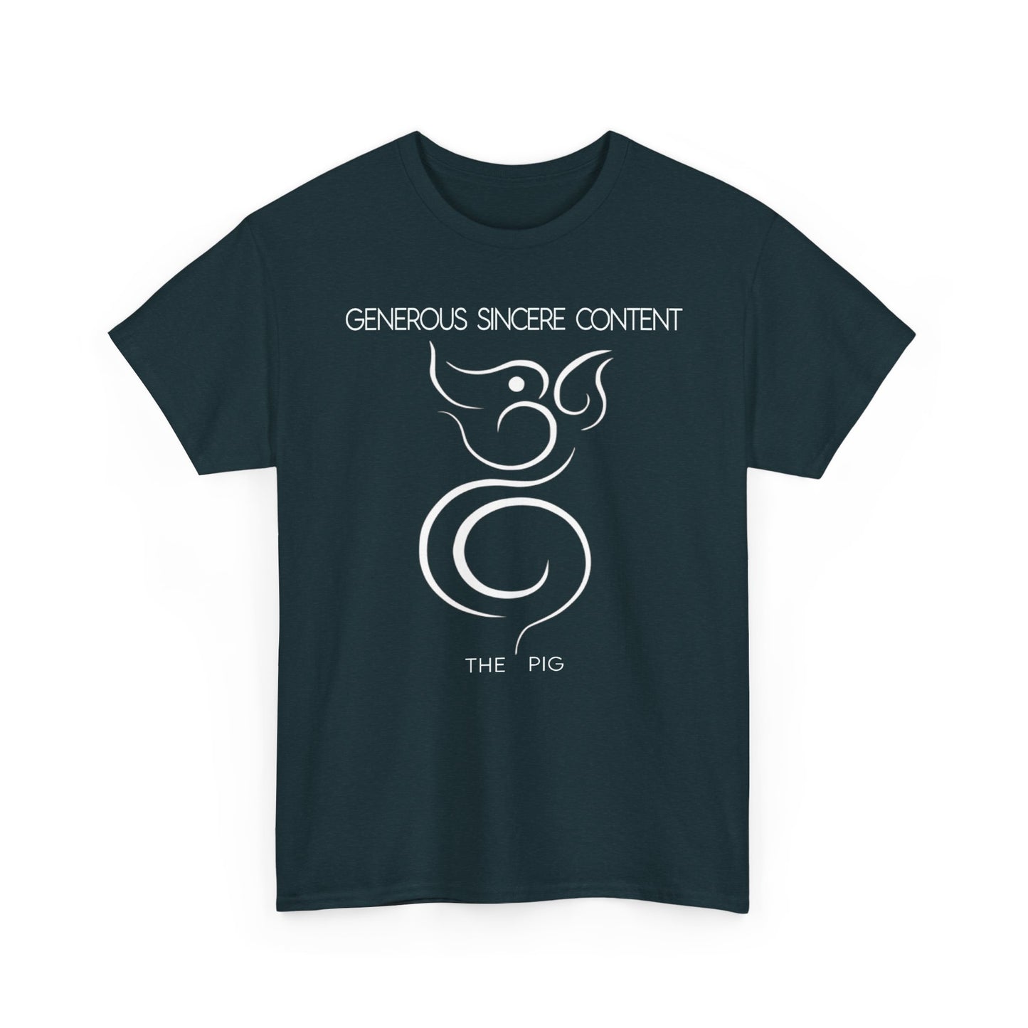 Chinese Zodiac The Pig Tee , Positive Traits Of People Born On The Years Of The Pig (1959, 1971, 1983, 1995, And 2007), Generous And Content