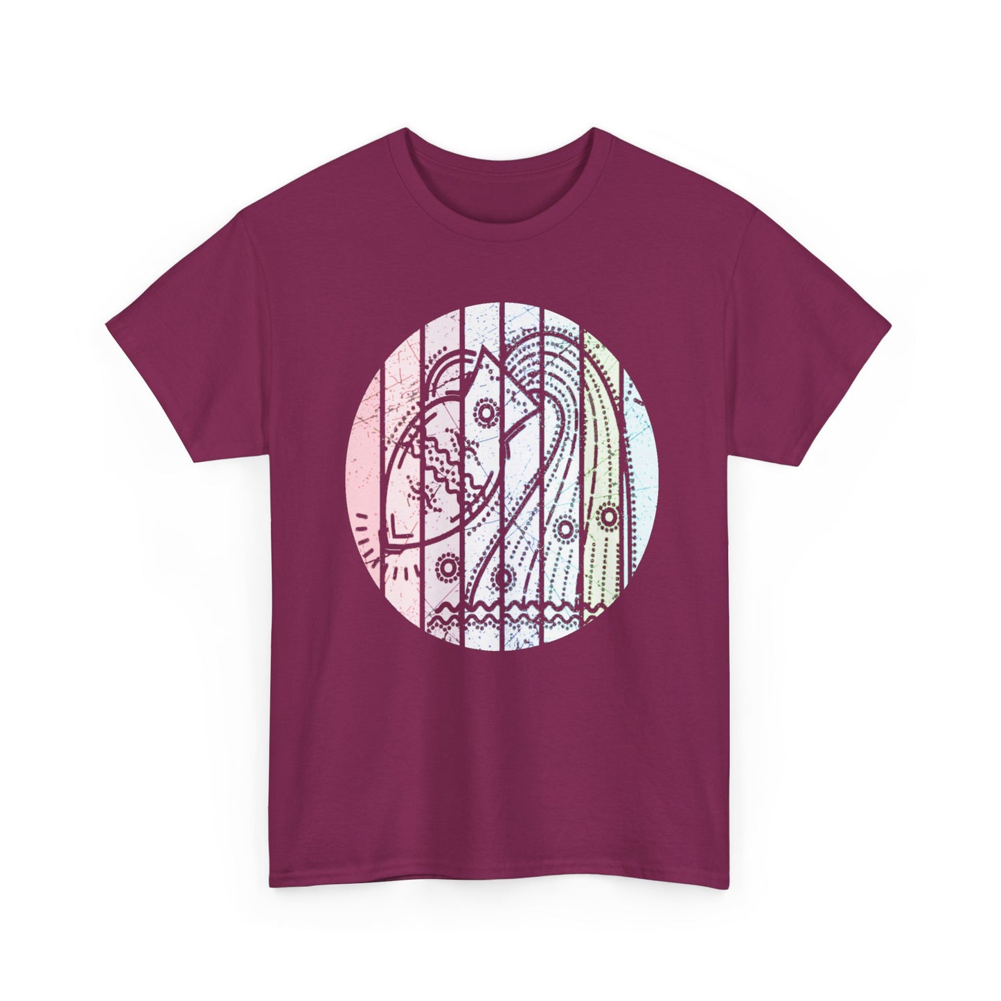 Astrology Zodiac Sign Aquarius Tee, Retro Design, Unisex T-Shirt, Horoscope Tee, Birthday Gift, Unique Tee, Gift For Astrology Enthusiast