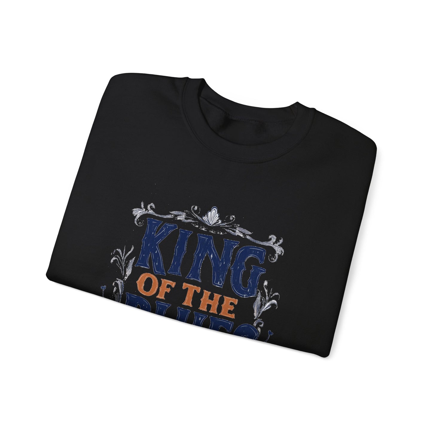 King of the Blues Sweatshirt, Music Nostalgia Crewneck, Rhythm and Blues Jumper, Unisex Band Merch, Blues Music Apparel