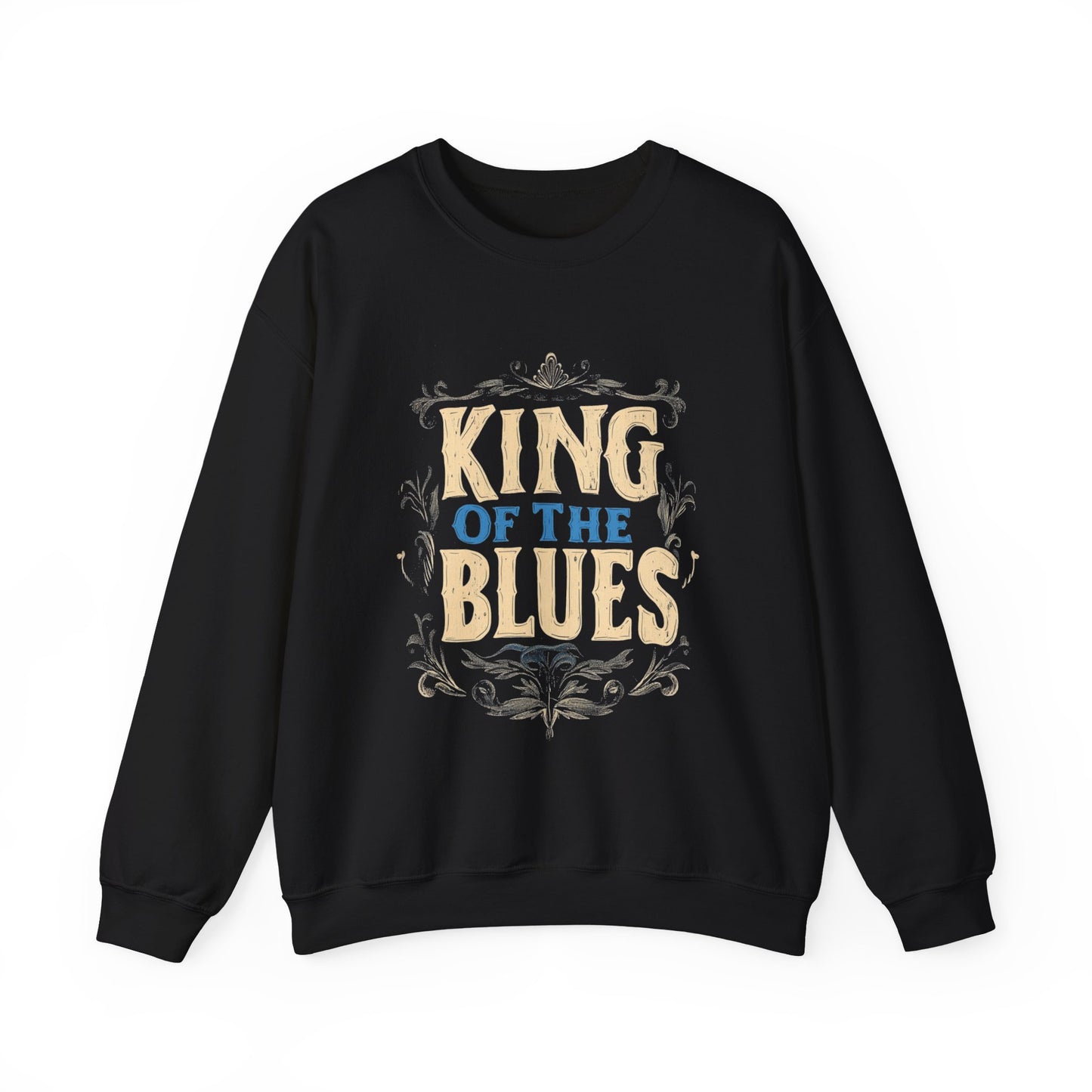 King of the Blues Sweatshirt, Music Nostalgia Crewneck, Rhythm and Blues Jumper, Unisex Band Merch, Blues Music Apparel