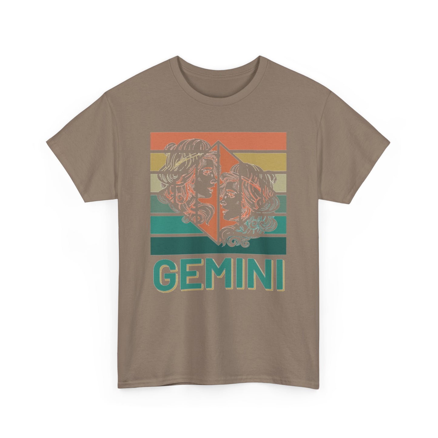 Gemini Zodiac Unisex Cotton Tee, Astrology Gift, Birthday Shirt, Horoscope Tee, Astrology Apparel, Summer Fashion, Retro Design, Vintage