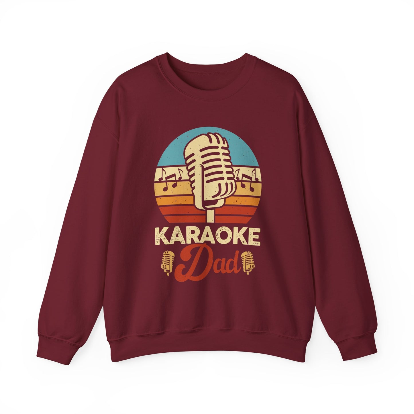 Karaoke Vibe Crewneck Sweatshirt, Generational Nostalgia, Karaoke Mom and Dad, Unisex Jumper, Music Lover Gift, Retro Sweatshirt, Family Fun