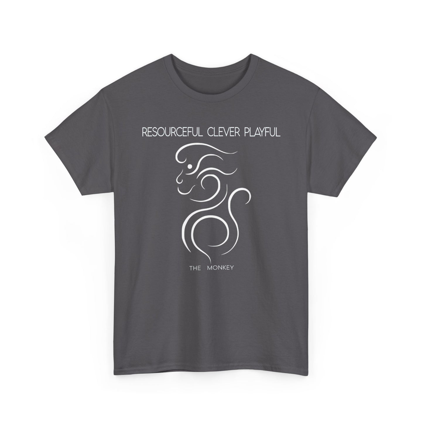 Chinese Zodiac The Monkey Tee, Positive Traits Of People Born On The Years Of Monkey (1968, 1980, 1992, 2004, And 2016), Clever And Playful