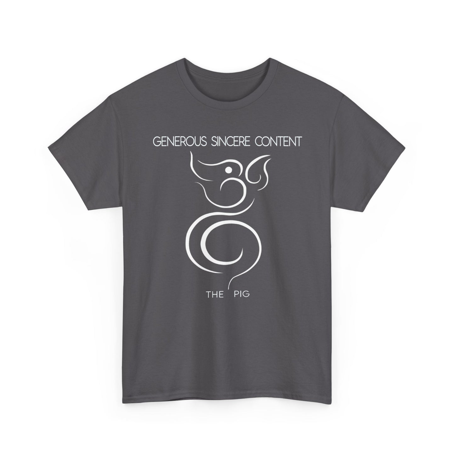 Chinese Zodiac The Pig Tee , Positive Traits Of People Born On The Years Of The Pig (1959, 1971, 1983, 1995, And 2007), Generous And Content