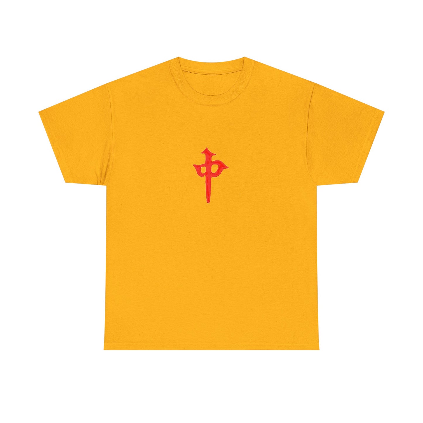 Gambler's Metaphor Mahjong Tile Unisex Cotton Tee, Red Dragon In Chinese Character Shirt, Also Known As Red Arrow Top