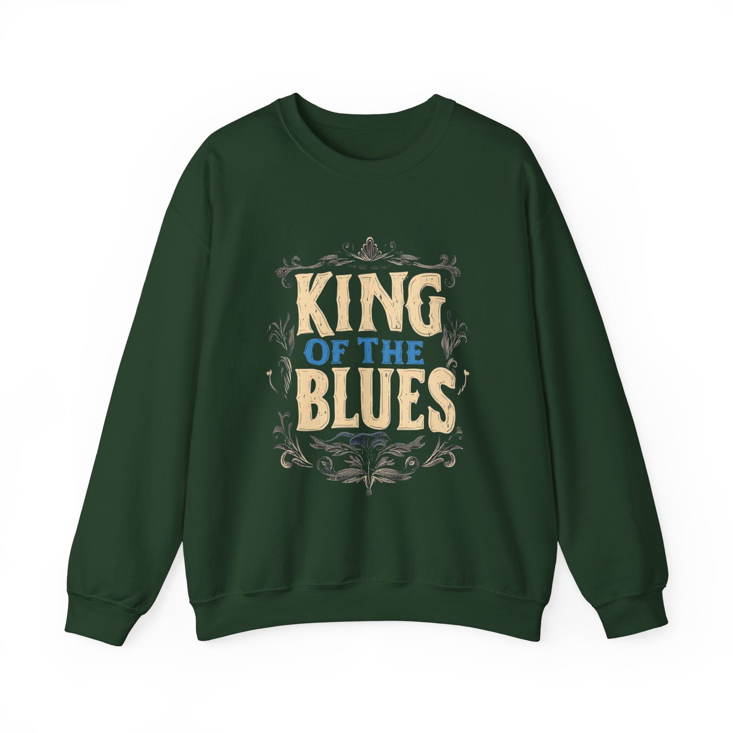 King of the Blues Sweatshirt, Music Nostalgia Crewneck, Rhythm and Blues Jumper, Unisex Band Merch, Blues Music Apparel