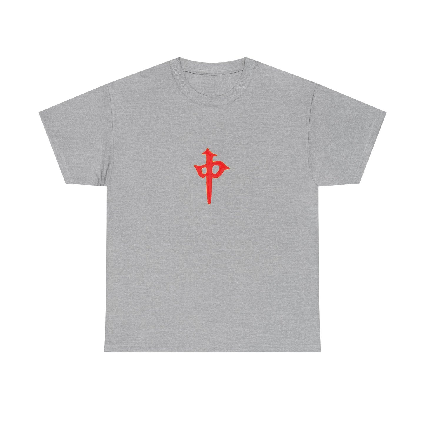 Gambler's Metaphor Mahjong Tile Unisex Cotton Tee, Red Dragon In Chinese Character Shirt, Also Known As Red Arrow Top