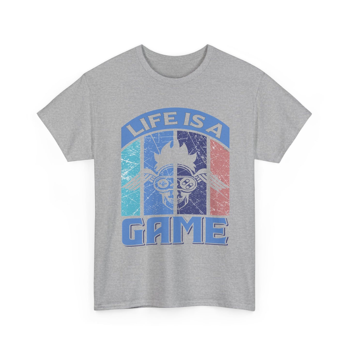 Retro Words of Wisdom Unisex Tee, Life is a Game Graphic Shirt, Inspirational Quote Top, Vintage Tshirt, Retro Tee, Positive Vibes Shirt