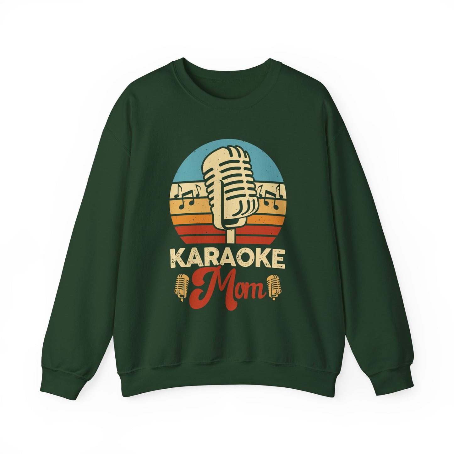 Karaoke Vibe Crewneck Sweatshirt, Generational Nostalgia, Karaoke Mom and Dad, Unisex Jumper, Music Lover Gift, Retro Sweatshirt, Family Fun
