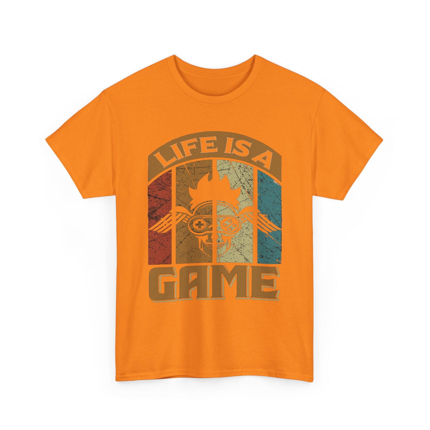 Retro Wisdom Unisex Tee, Life is a Game Graphic T-Shirt, Words of Wisdom Shirt, Vintage Inspirational Tee, Quote Tee Gift, Retro Graphic Tee