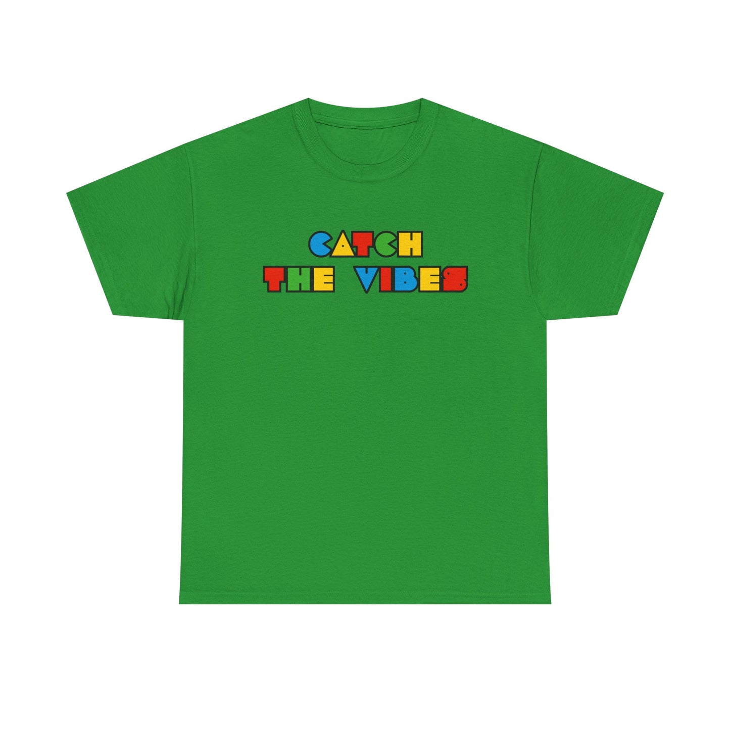 Gen-z Slang, 'Catch the Vibes' Unisex Cotton Tee, Retro Aesthetic T-Shirt, Casual Wear, Gift for Friends, Music Fest Shirt, Summer Style