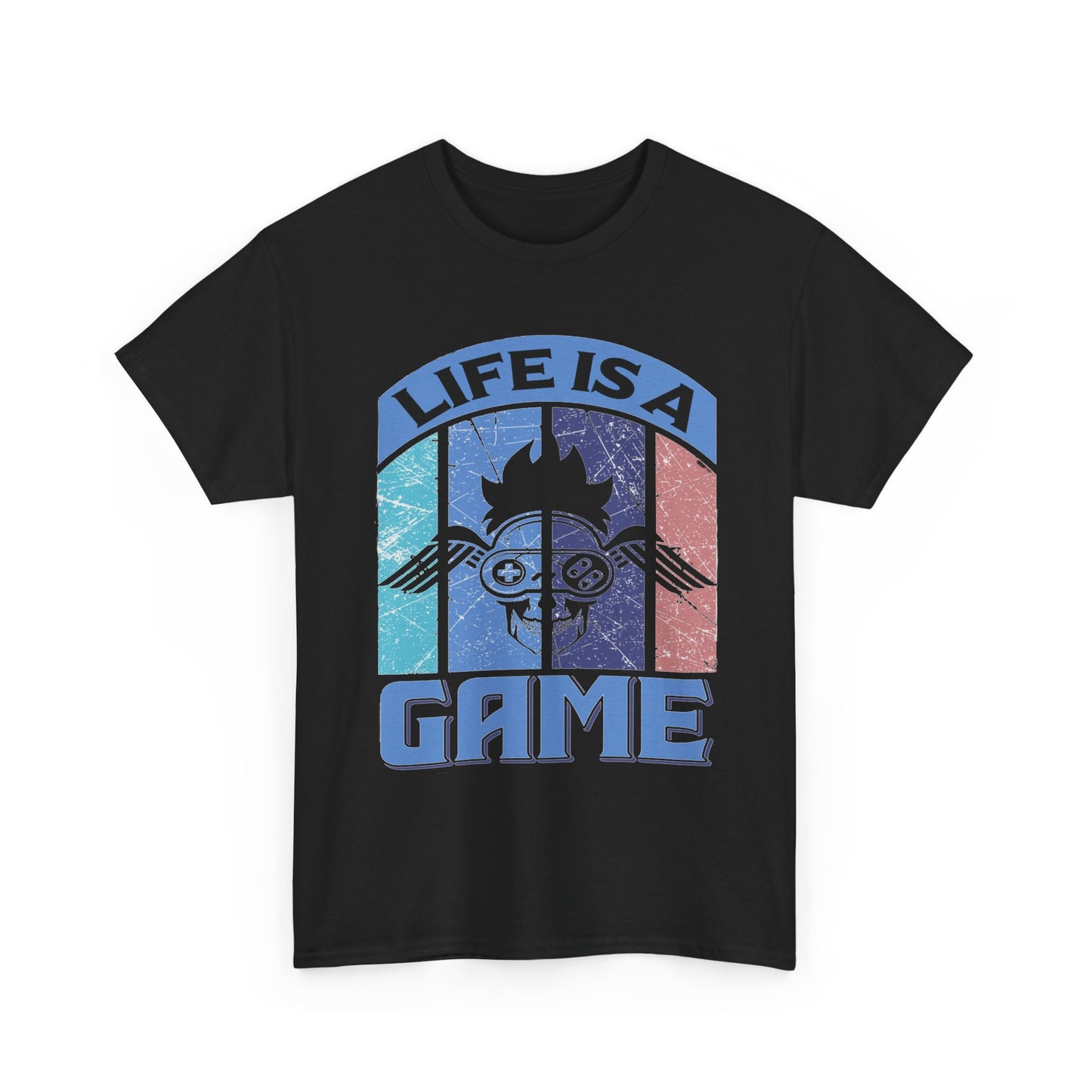 Retro Words of Wisdom Unisex Tee, Life is a Game Graphic Shirt, Inspirational Quote Top, Vintage Tshirt, Retro Tee, Positive Vibes Shirt