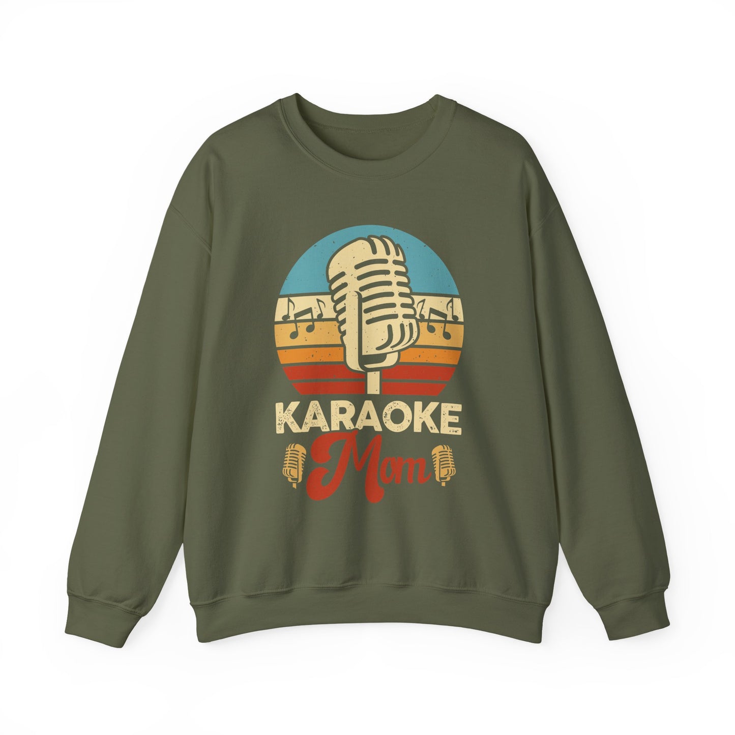 Karaoke Vibe Crewneck Sweatshirt, Generational Nostalgia, Karaoke Mom and Dad, Unisex Jumper, Music Lover Gift, Retro Sweatshirt, Family Fun
