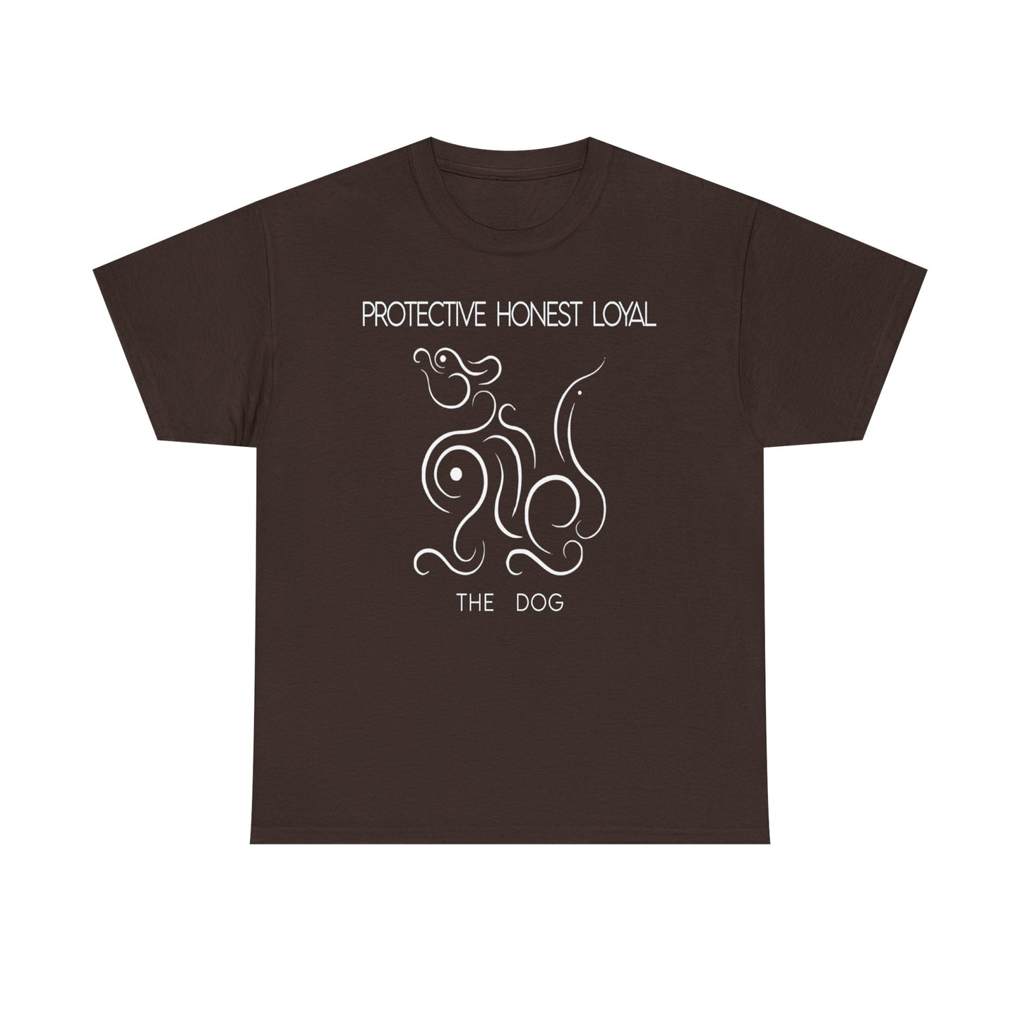 Chinese Zodiac The Dog Tee, Positive Traits Of People Born On The Years Of The Dog (1958, 1970, 1982, 1994, And 2006), Protective, Loyal