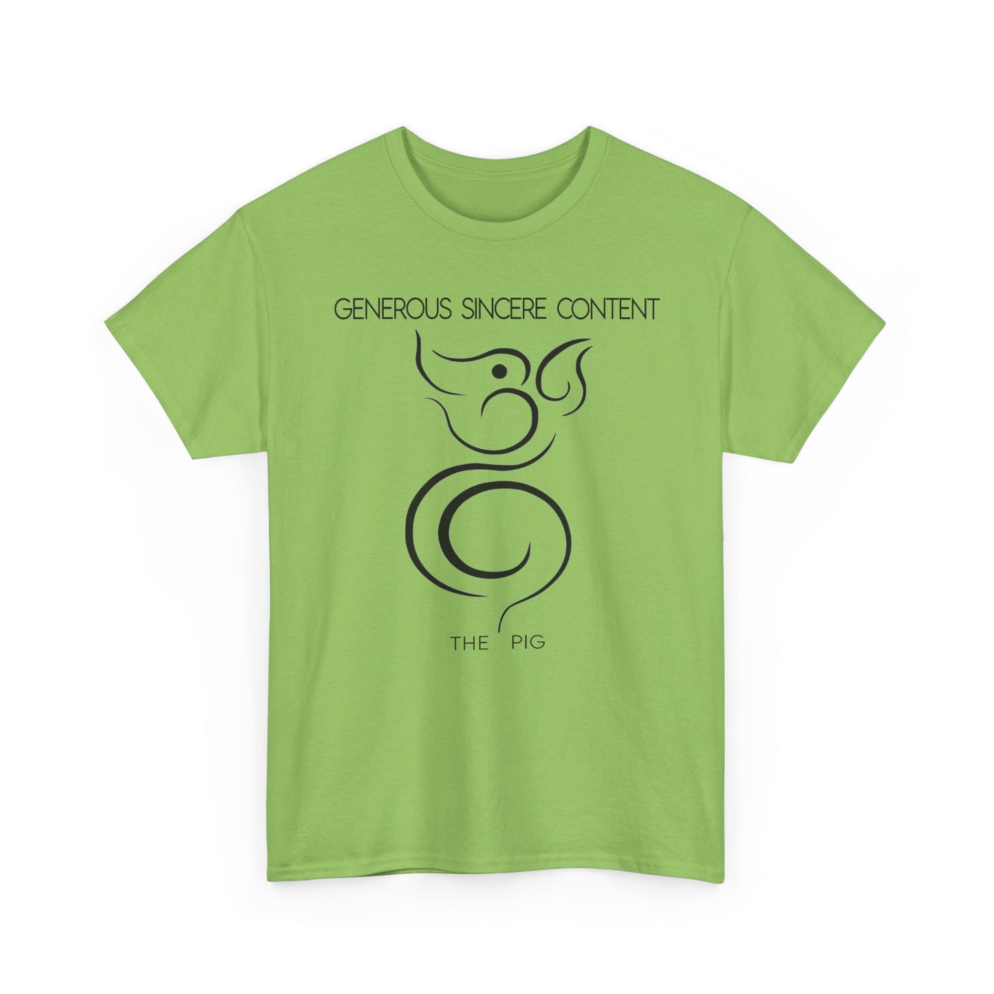 Chinese Zodiac The Pig Tee, Positive Traits Of People Born On The Years Of The Pig (1959, 1971, 1995, and 2007), Generous And Sincere