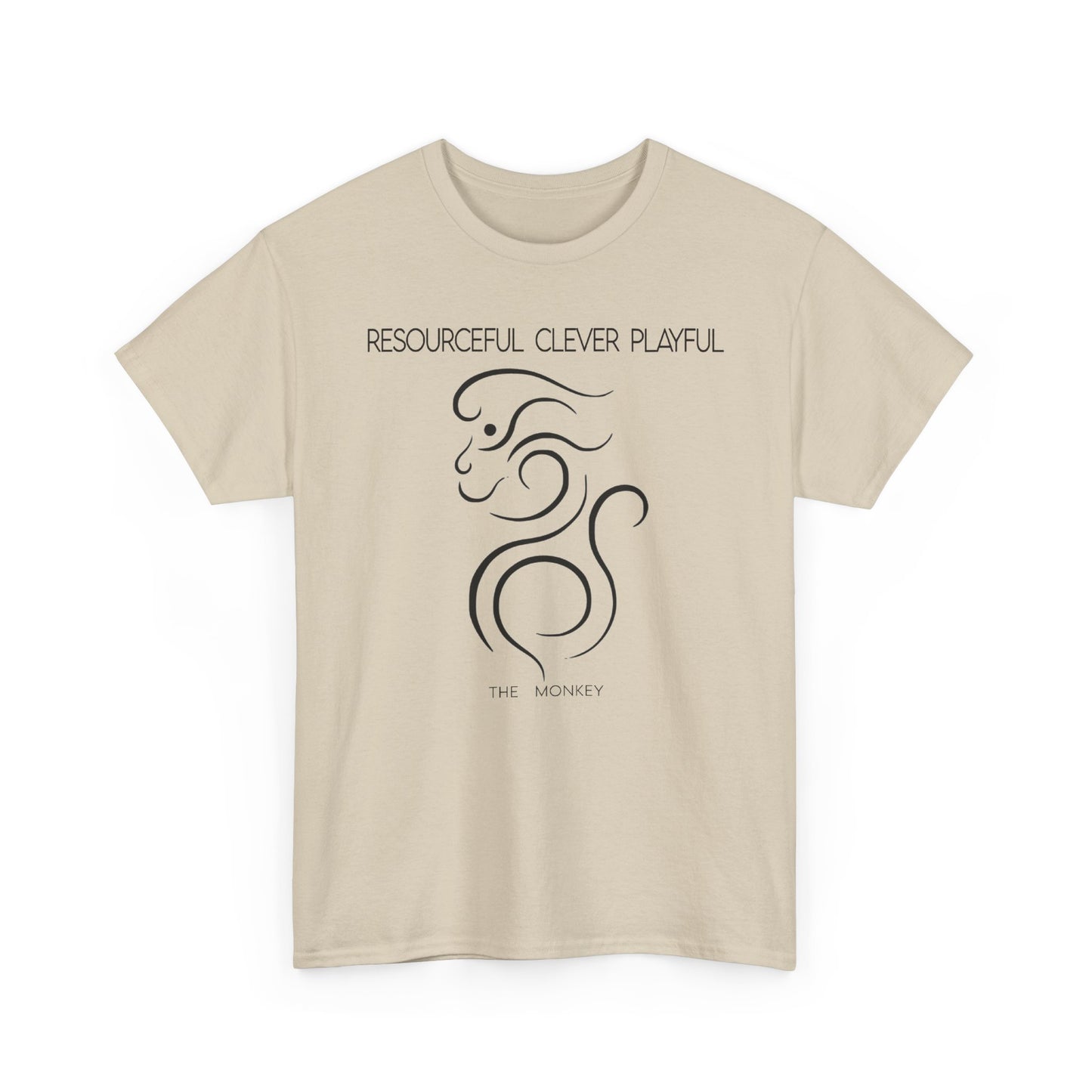 Chinese Zodiac The Monkey Tee, Positive Traits Of People Born On The Years Of Monkey (1968, 1980, 1992, 2004, And 2016), Clever, Resourceful