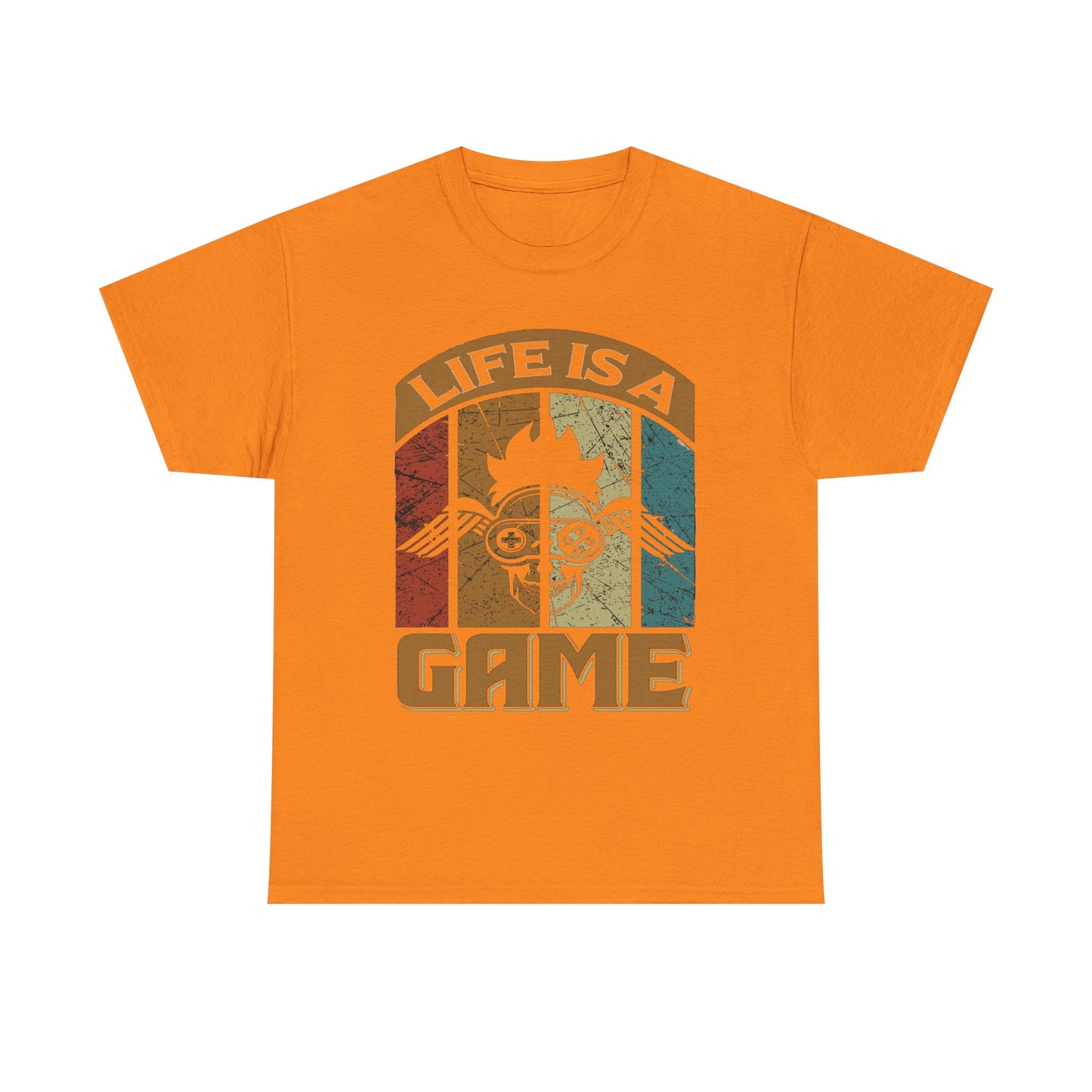 Retro Wisdom Unisex Tee, Life is a Game Graphic T-Shirt, Words of Wisdom Shirt, Vintage Inspirational Tee, Quote Tee Gift, Retro Graphic Tee