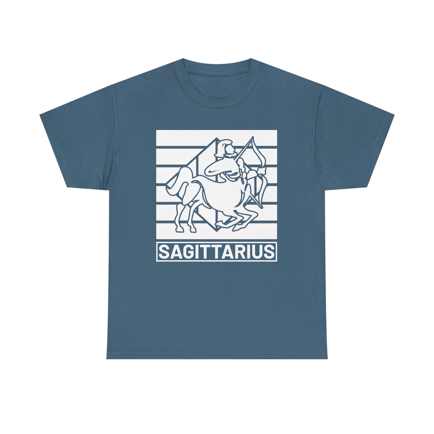 Sagittarius Unisex Heavy Cotton Tee, Zodiac Sign Shirt, Astrology Lover Gift, Vintage Tee, Horoscope Apparel, Retro Fashion