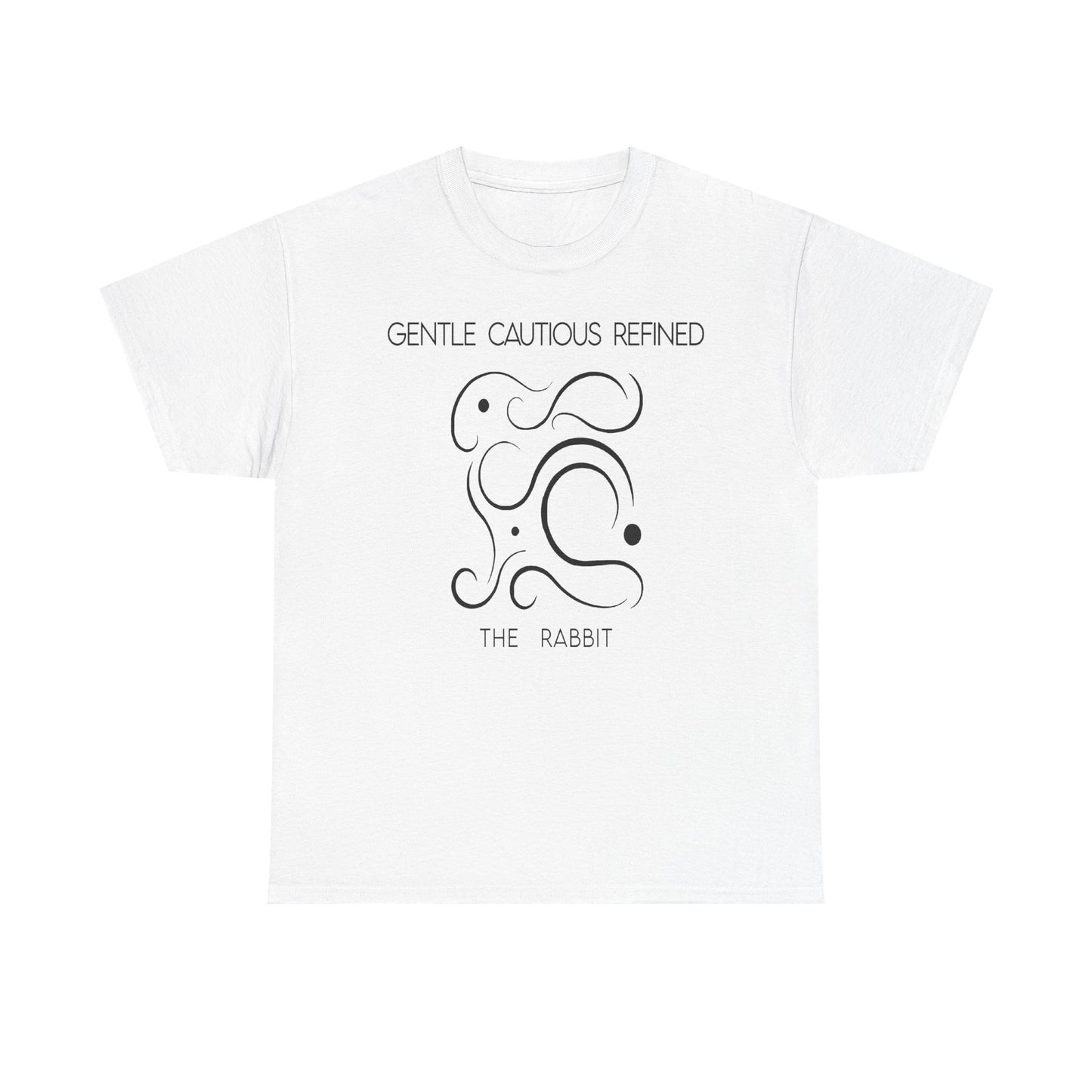 Chinese Zodiac The Rabbit Tee, Positive Traits Of People Born On The Years Of Rabbit (1963, 1975, 1987, 1999, And 2011), Gentle And Refined