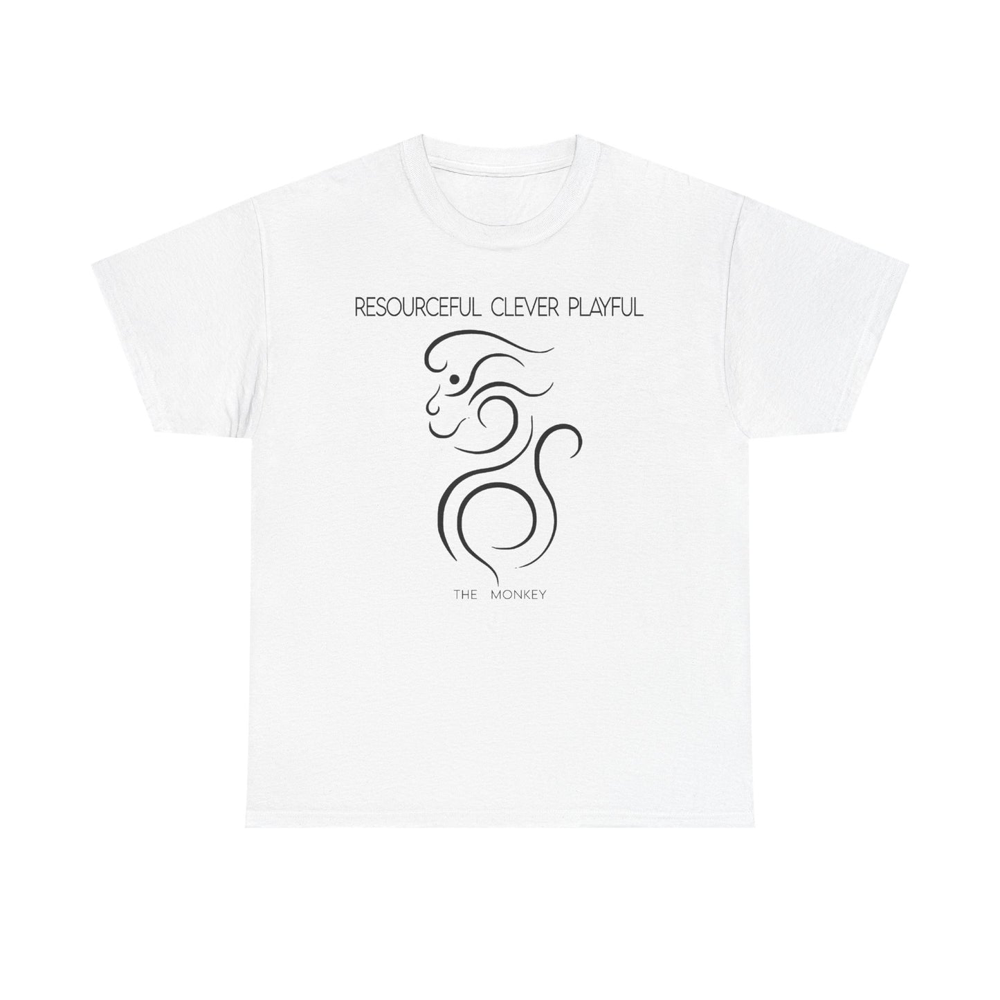 Chinese Zodiac The Monkey Tee, Positive Traits Of People Born On The Years Of Monkey (1968, 1980, 1992, 2004, And 2016), Clever, Resourceful