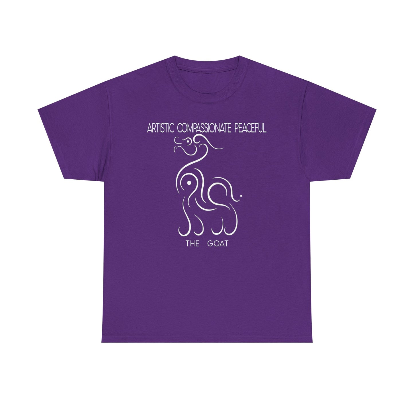 Chinese Zodiac The Goat Tee, Positive Traits Of People Born On The Years Of Goat (1967, 1979, 1991, 2003, And 2015), Compassionate, Peaceful