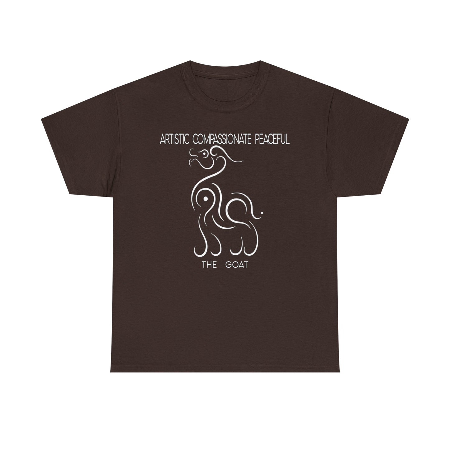 Chinese Zodiac The Goat Tee, Positive Traits Of People Born On The Years Of Goat (1967, 1979, 1991, 2003, And 2015), Compassionate, Peaceful