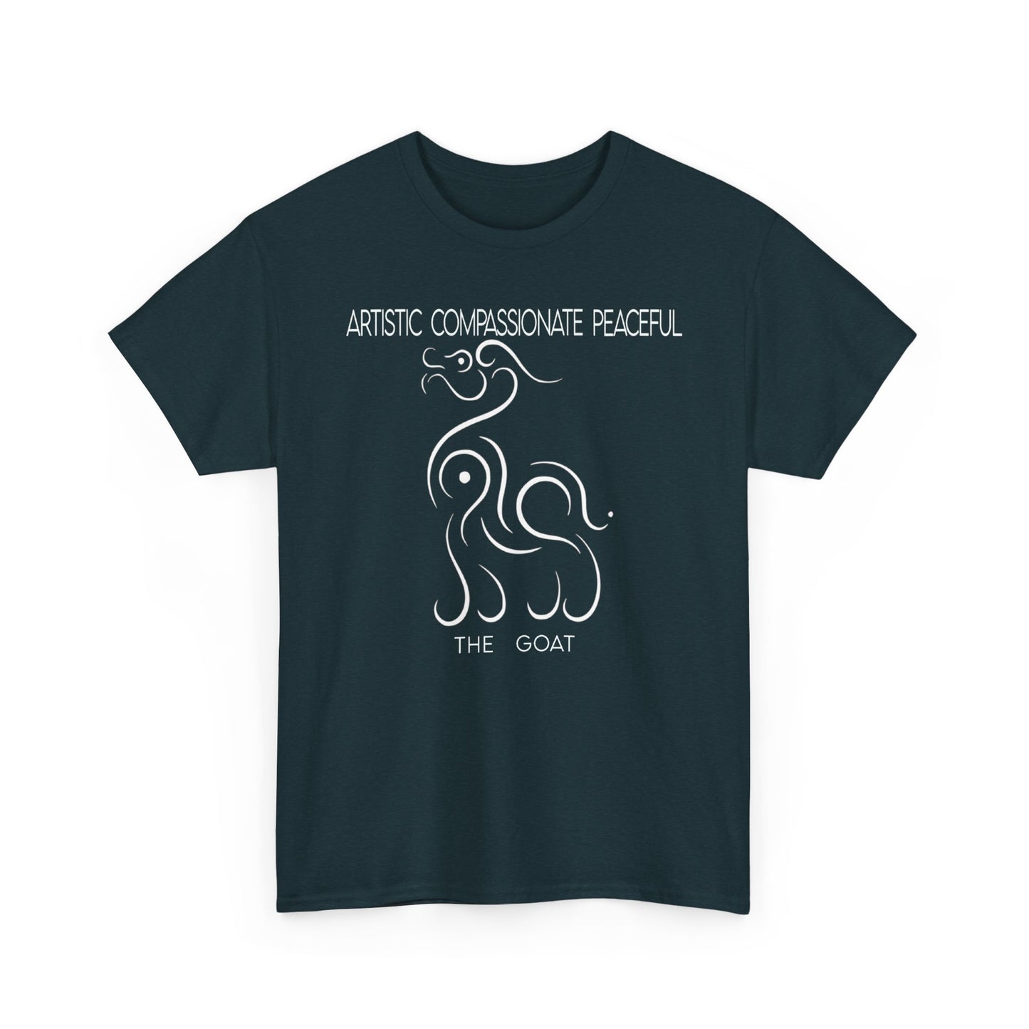 Chinese Zodiac The Goat Tee, Positive Traits Of People Born On The Years Of Goat (1967, 1979, 1991, 2003, And 2015), Compassionate, Peaceful
