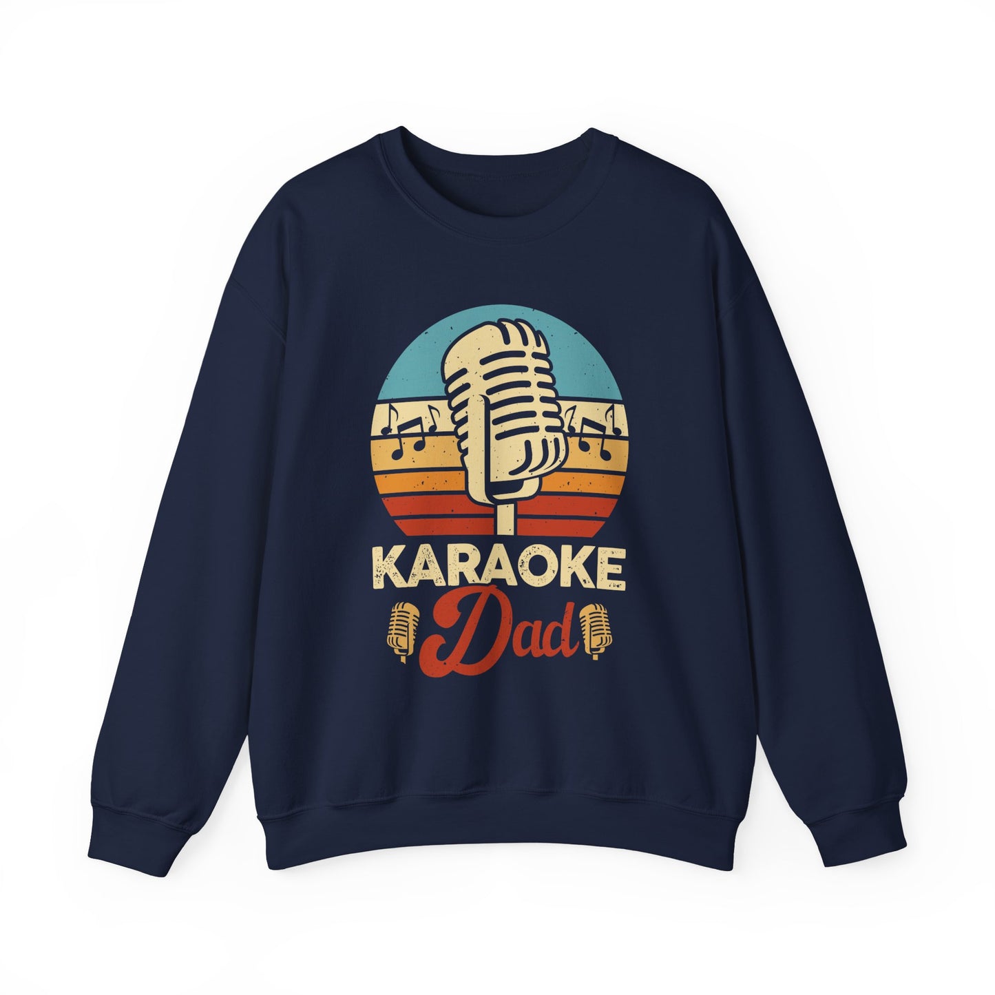 Karaoke Vibe Crewneck Sweatshirt, Generational Nostalgia, Karaoke Mom and Dad, Unisex Jumper, Music Lover Gift, Retro Sweatshirt, Family Fun
