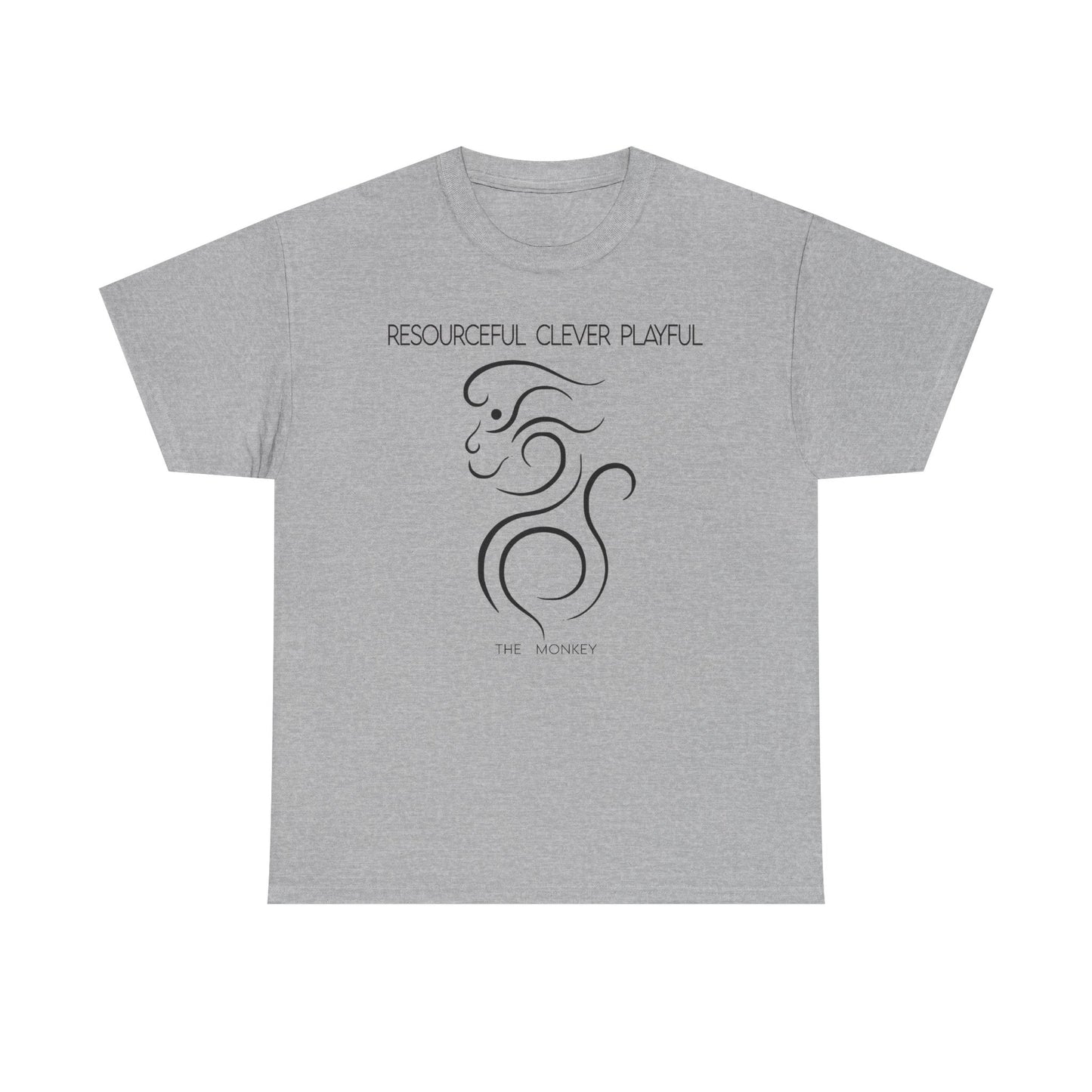 Chinese Zodiac The Monkey Tee, Positive Traits Of People Born On The Years Of Monkey (1968, 1980, 1992, 2004, And 2016), Clever, Resourceful