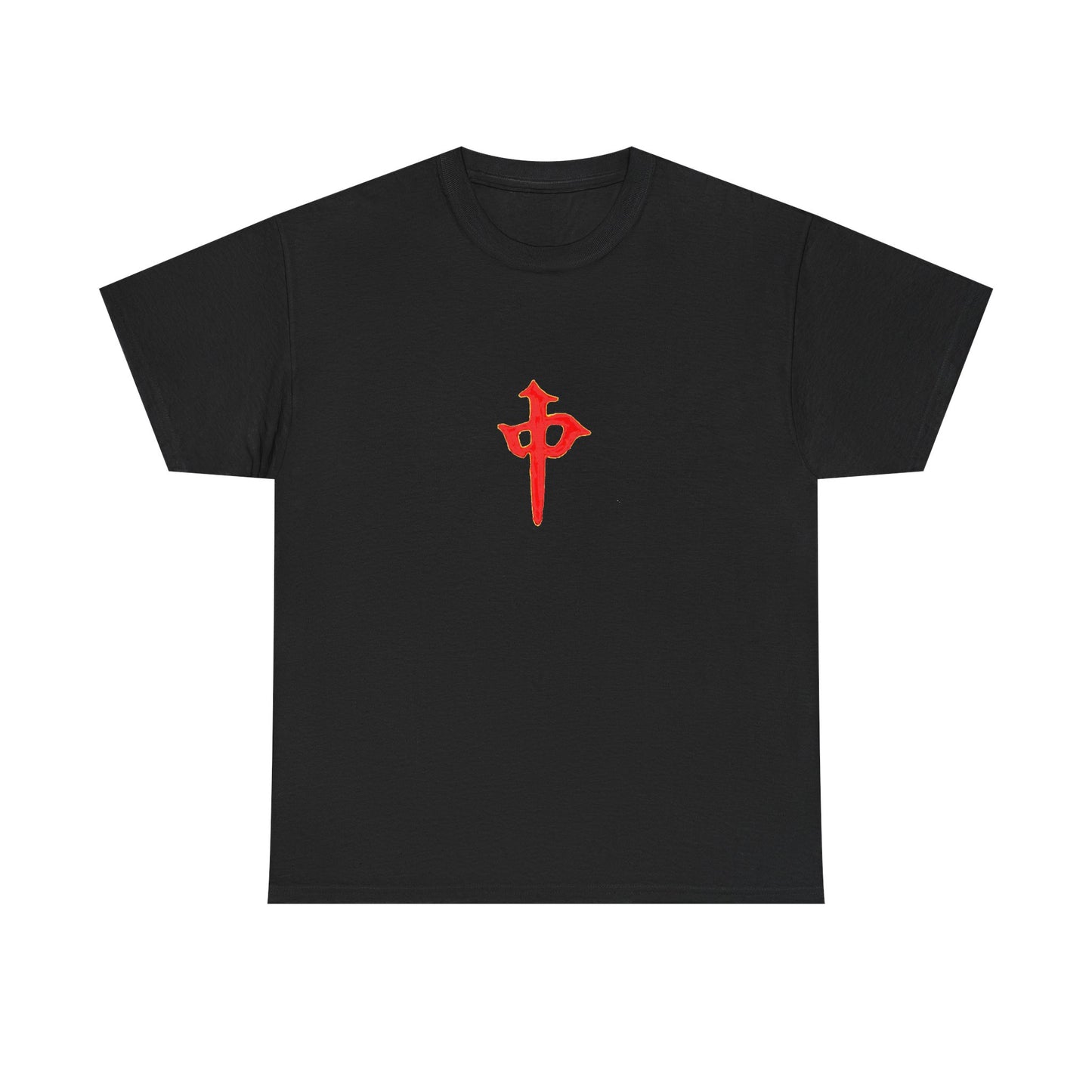 Gambler's Metaphor Mahjong Tile Unisex Cotton Tee, Red Dragon In Chinese Character Shirt, Also Known As Red Arrow Top