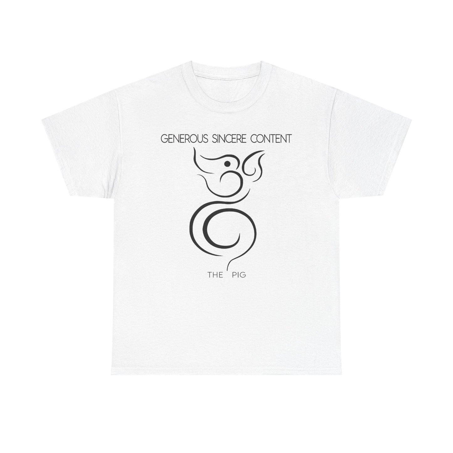 Chinese Zodiac The Pig Tee, Positive Traits Of People Born On The Years Of The Pig (1959, 1971, 1995, and 2007), Generous And Sincere
