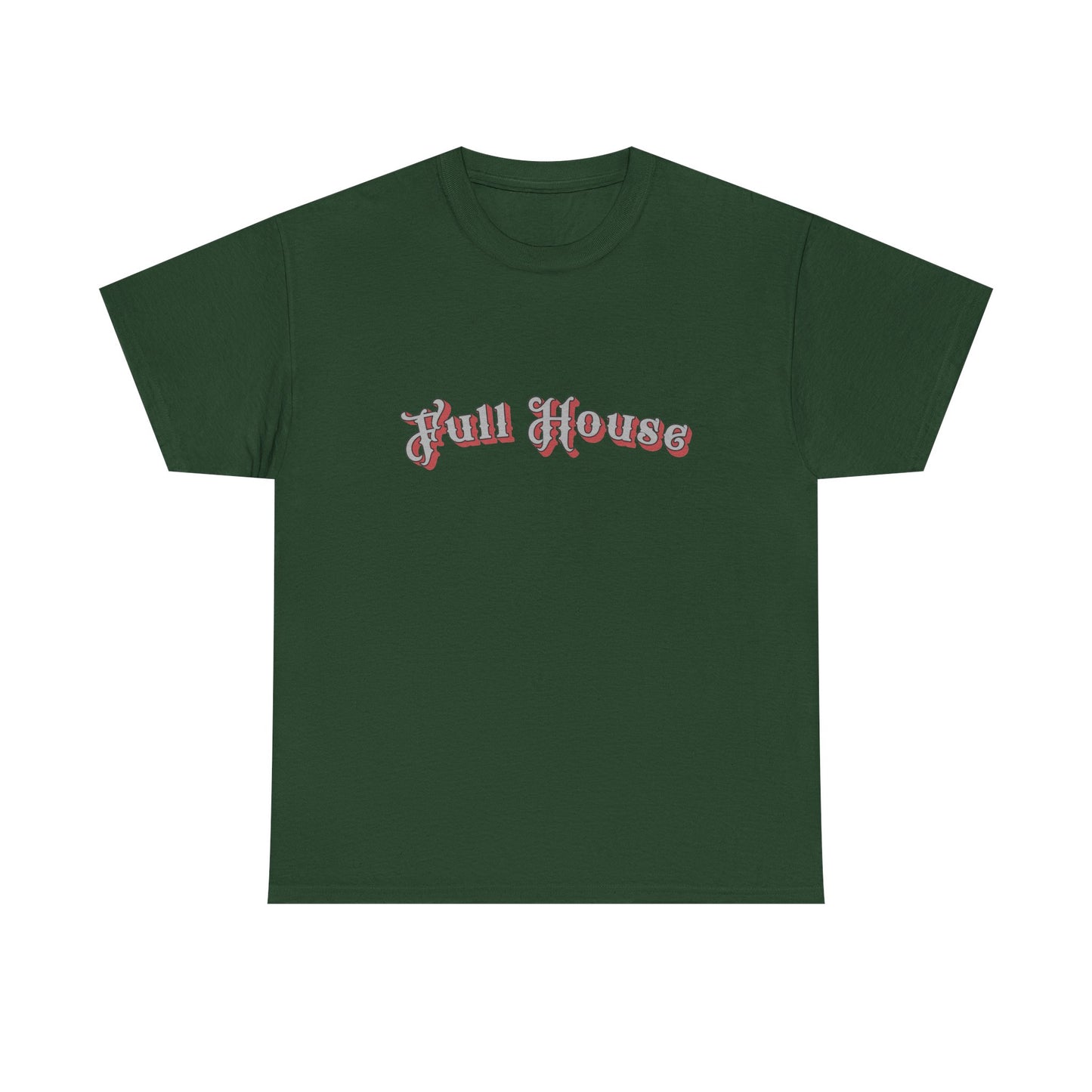 Full House Gambler's Metaphor Unisex Tee shirt - Casino Game Design, Card Player Gift, Card Game Lover Shirt, Card Shark Pullover
