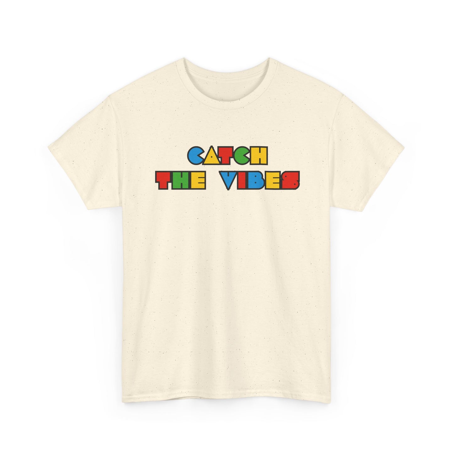 Gen-z Slang, 'Catch the Vibes' Unisex Cotton Tee, Retro Aesthetic T-Shirt, Casual Wear, Gift for Friends, Music Fest Shirt, Summer Style