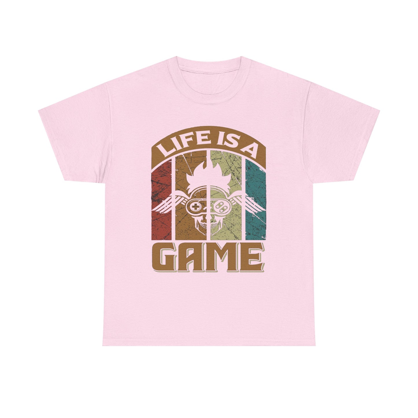 Retro Wisdom Unisex Tee, Life is a Game Graphic T-Shirt, Words of Wisdom Shirt, Vintage Inspirational Tee, Quote Tee Gift, Retro Graphic Tee