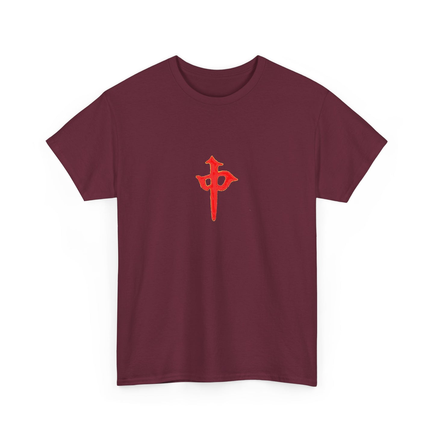 Gambler's Metaphor Mahjong Tile Unisex Cotton Tee, Red Dragon In Chinese Character Shirt, Also Known As Red Arrow Top