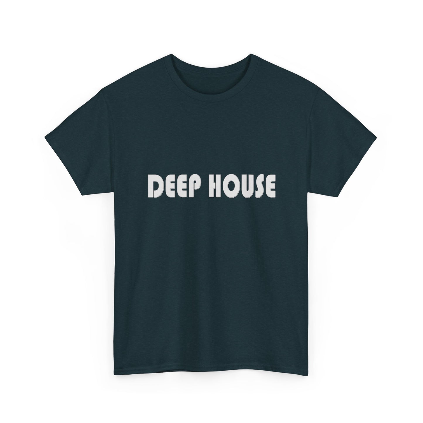 Deep House Music Genre Unisex Tee, Typographic Young Vibe Shirt, DJ Gift, Music Lover, Festival Top, Musician Apparel, Rave Clothing