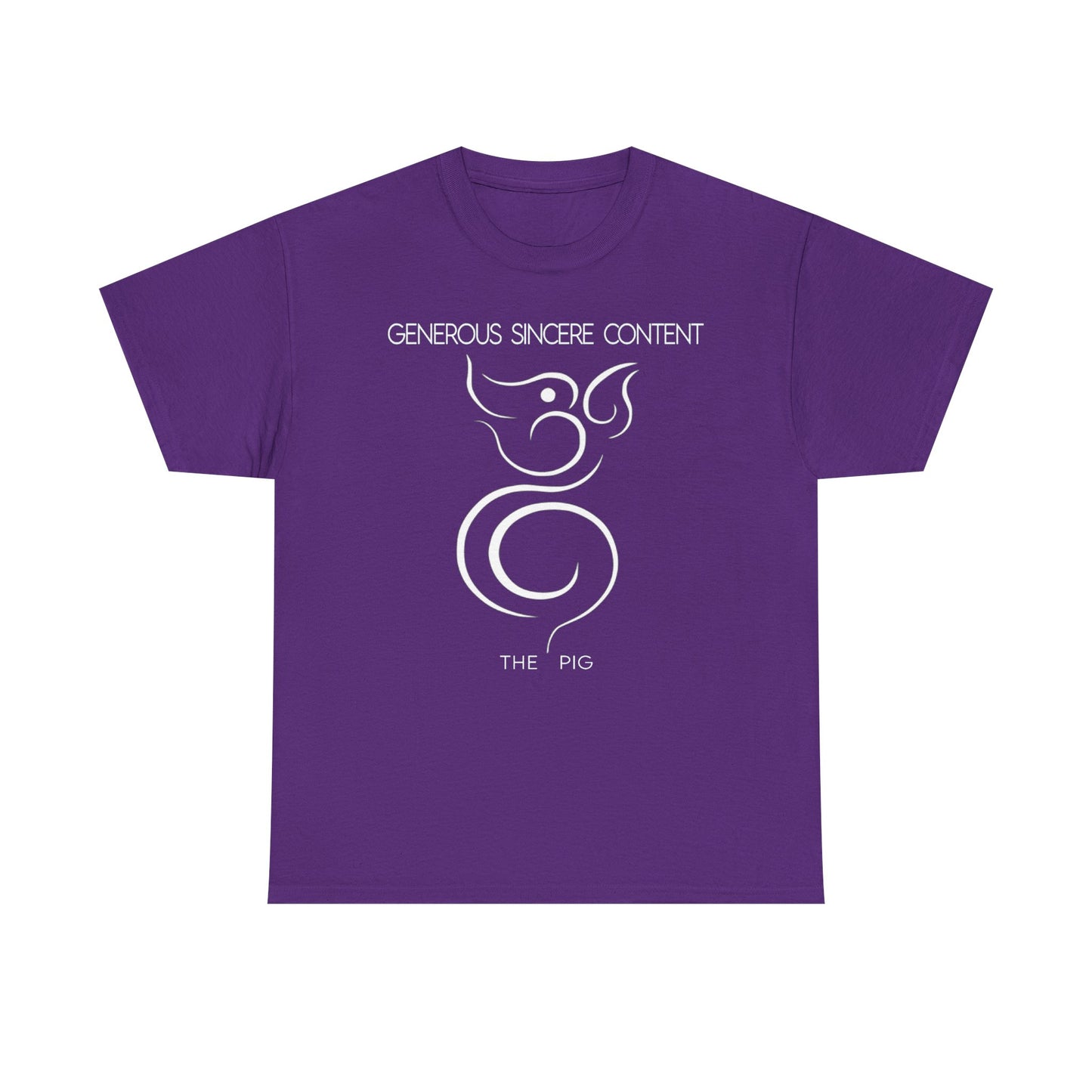 Chinese Zodiac The Pig Tee , Positive Traits Of People Born On The Years Of The Pig (1959, 1971, 1983, 1995, And 2007), Generous And Content