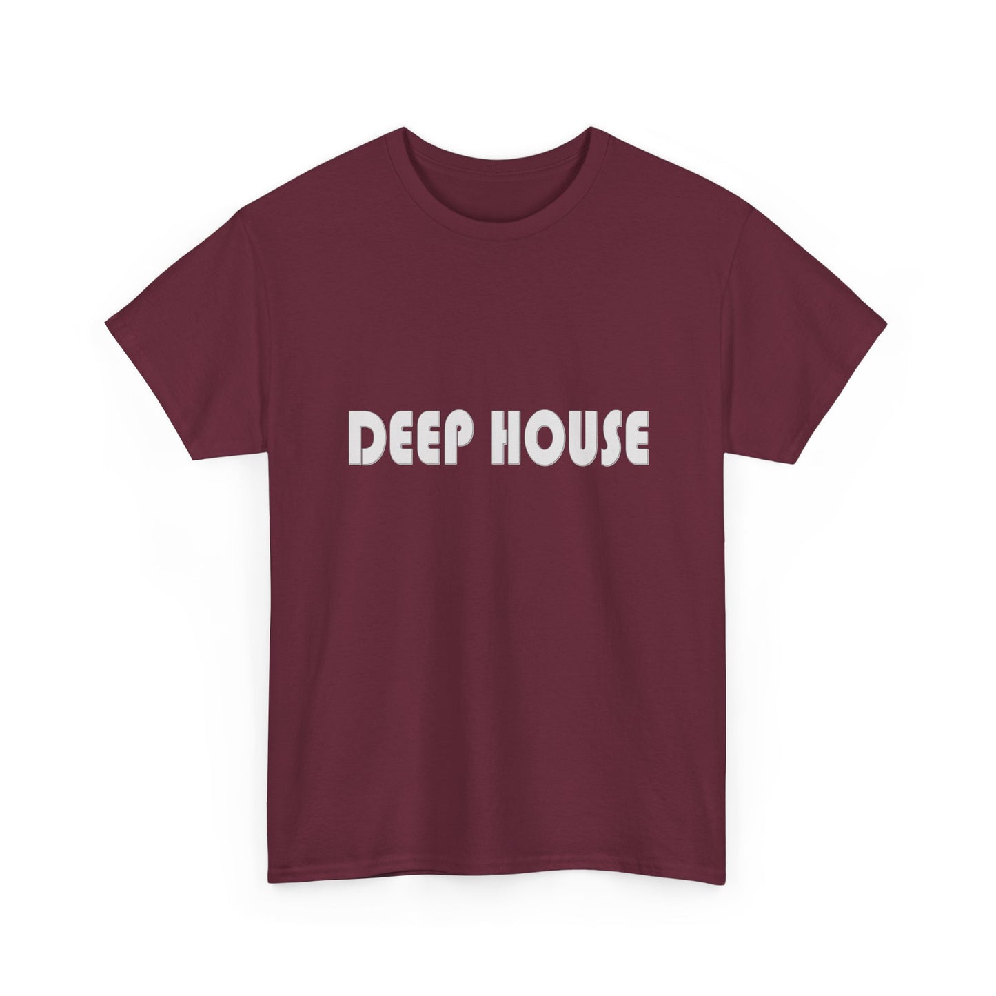 Deep House Music Genre Unisex Tee, Typographic Young Vibe Shirt, DJ Gift, Music Lover, Festival Top, Musician Apparel, Rave Clothing